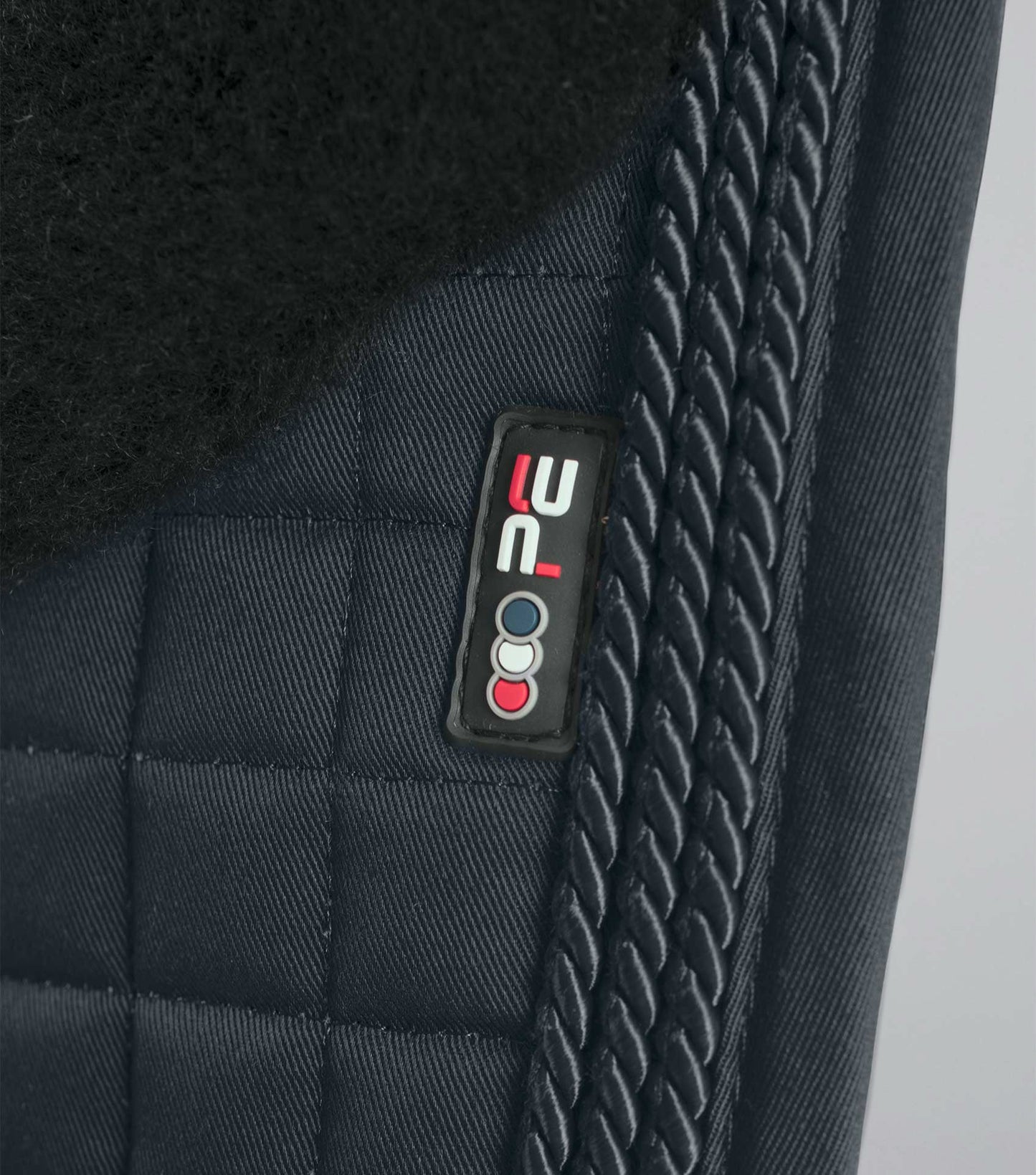 Premier Equine Pony Close Contact Merino Wool Half Lined European GP/ Jump Square Black/Black Wool