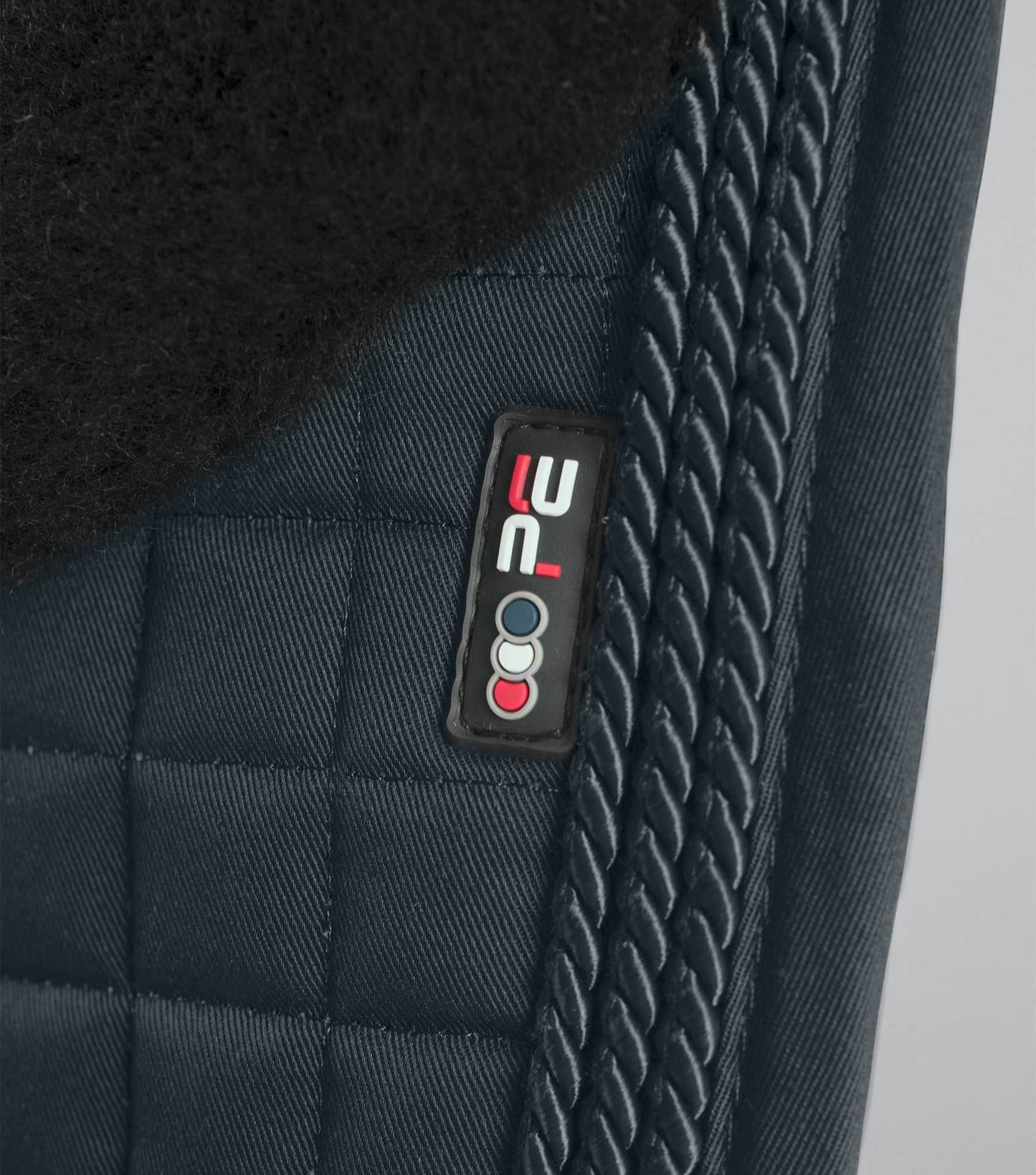 Premier Equine Pony Close Contact Merino Wool Half Lined European GP/ Jump Square Black/Black Wool - N P Equestrian & Pet Supplies Ltd