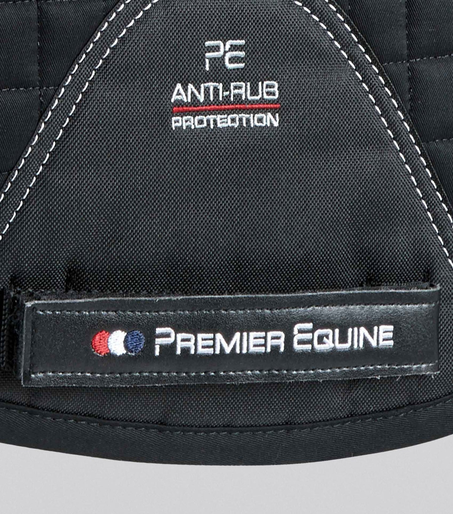 Premier Equine Pony Close Contact Merino Wool Half Lined European GP/ Jump Square Black/Black Wool