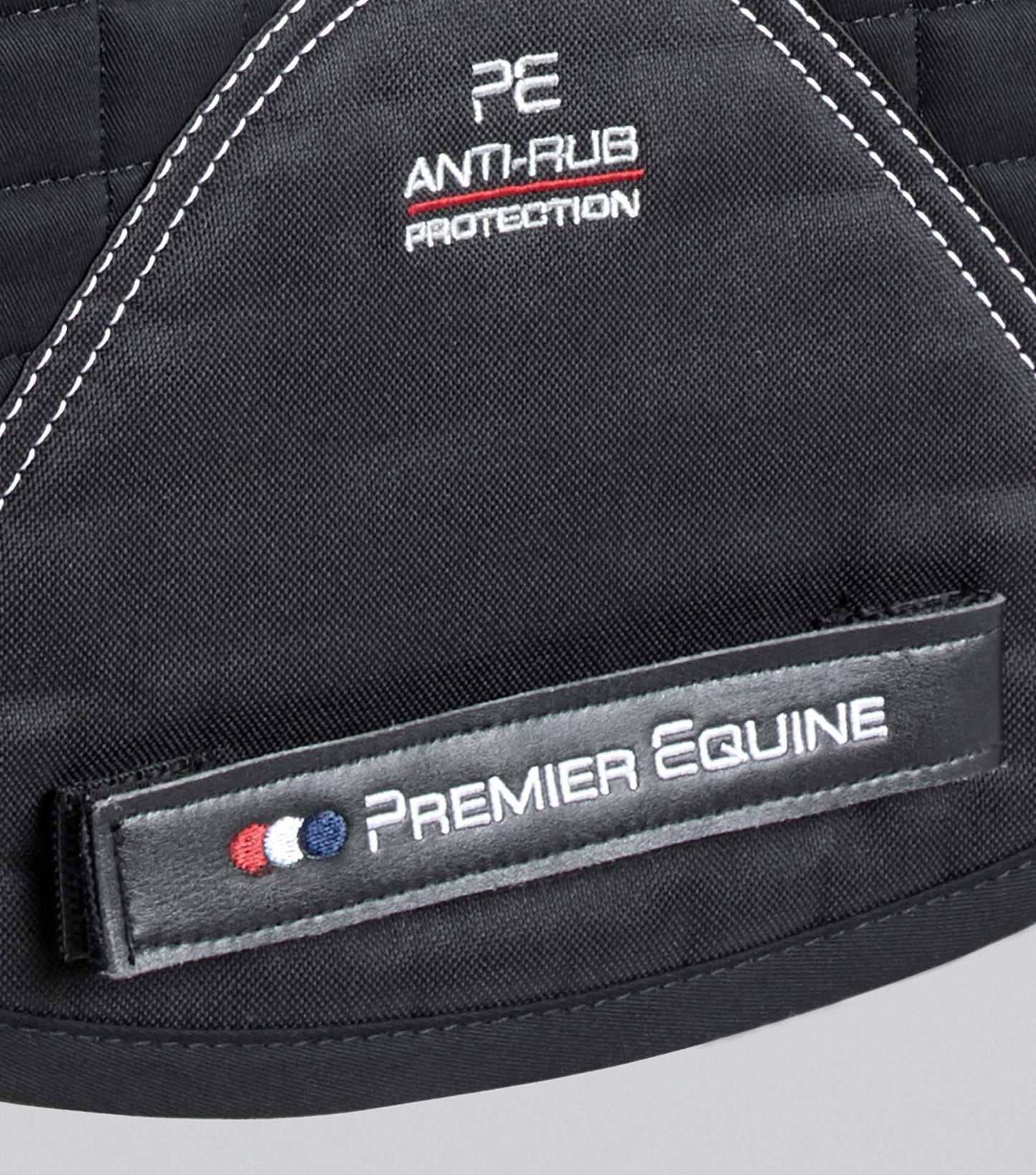 Premier Equine Pony Close Contact Merino Wool Half Lined European Dressage Square Black/Black Wool