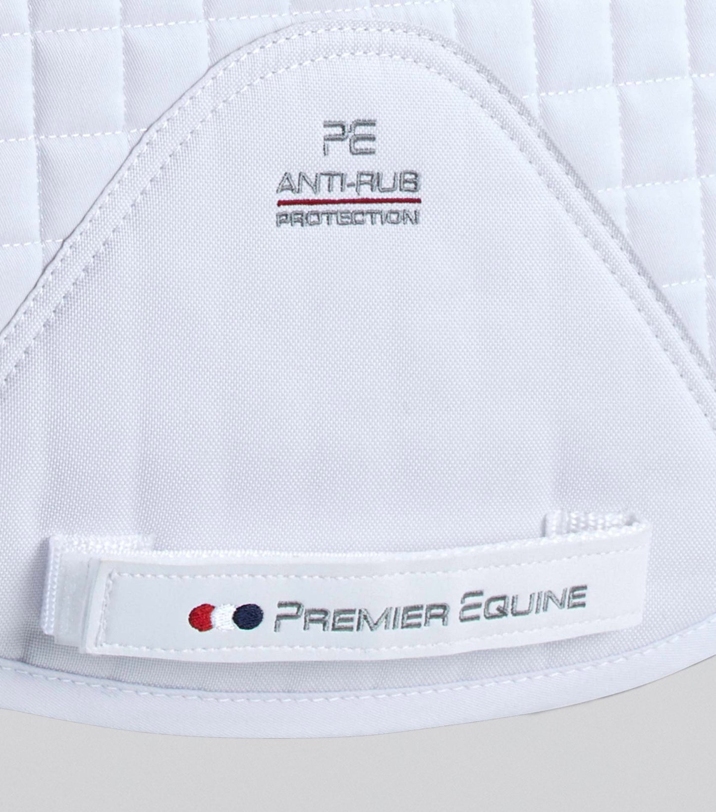 Premier Equine Pony Close Contact Merino Wool Half Lined European Dressage Square White/Natural Wool
