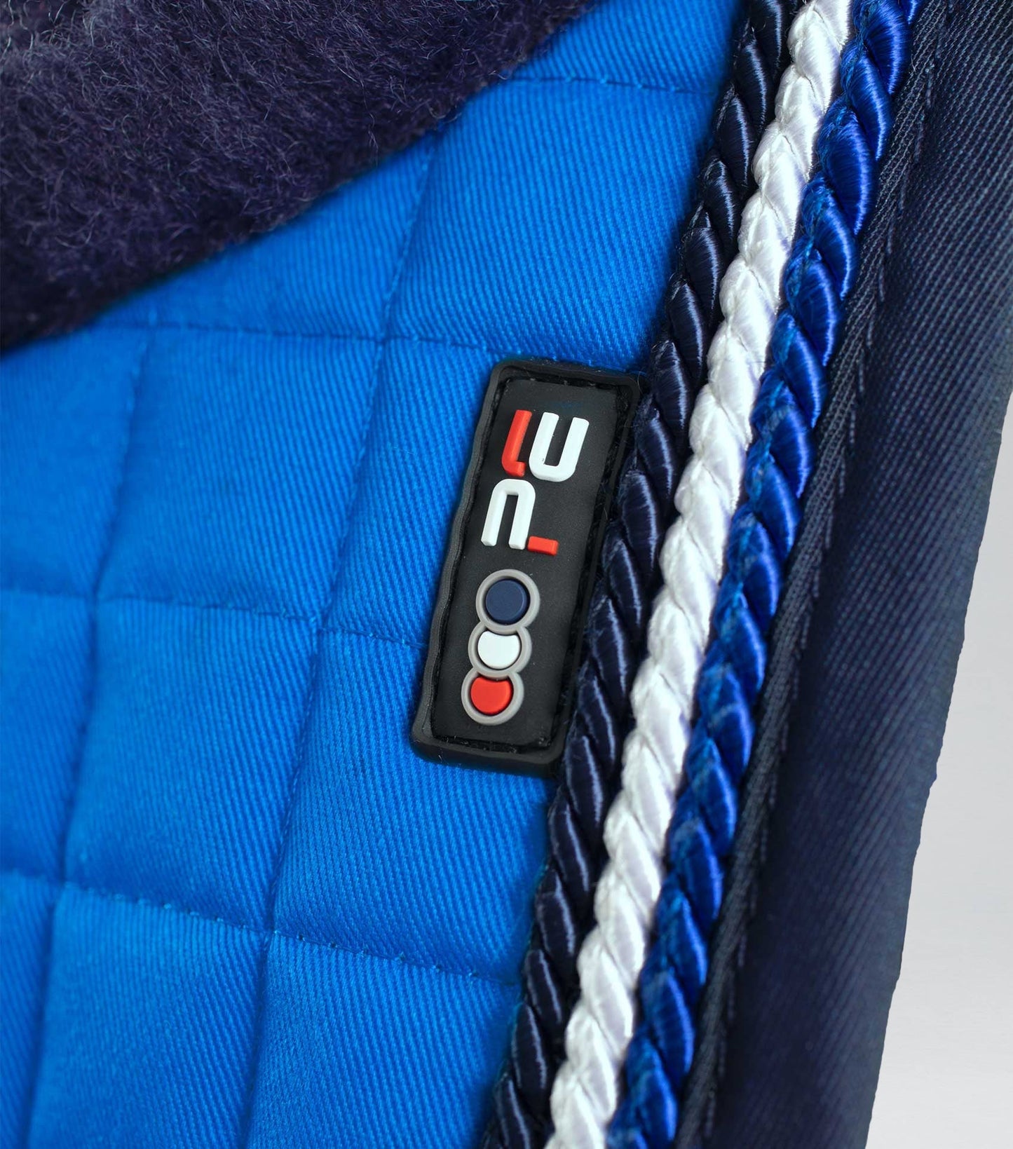 Premier Equine Pony Close Contact Merino Wool Half Lined European GP/ Jump Square Royal Blue/Navy Wool