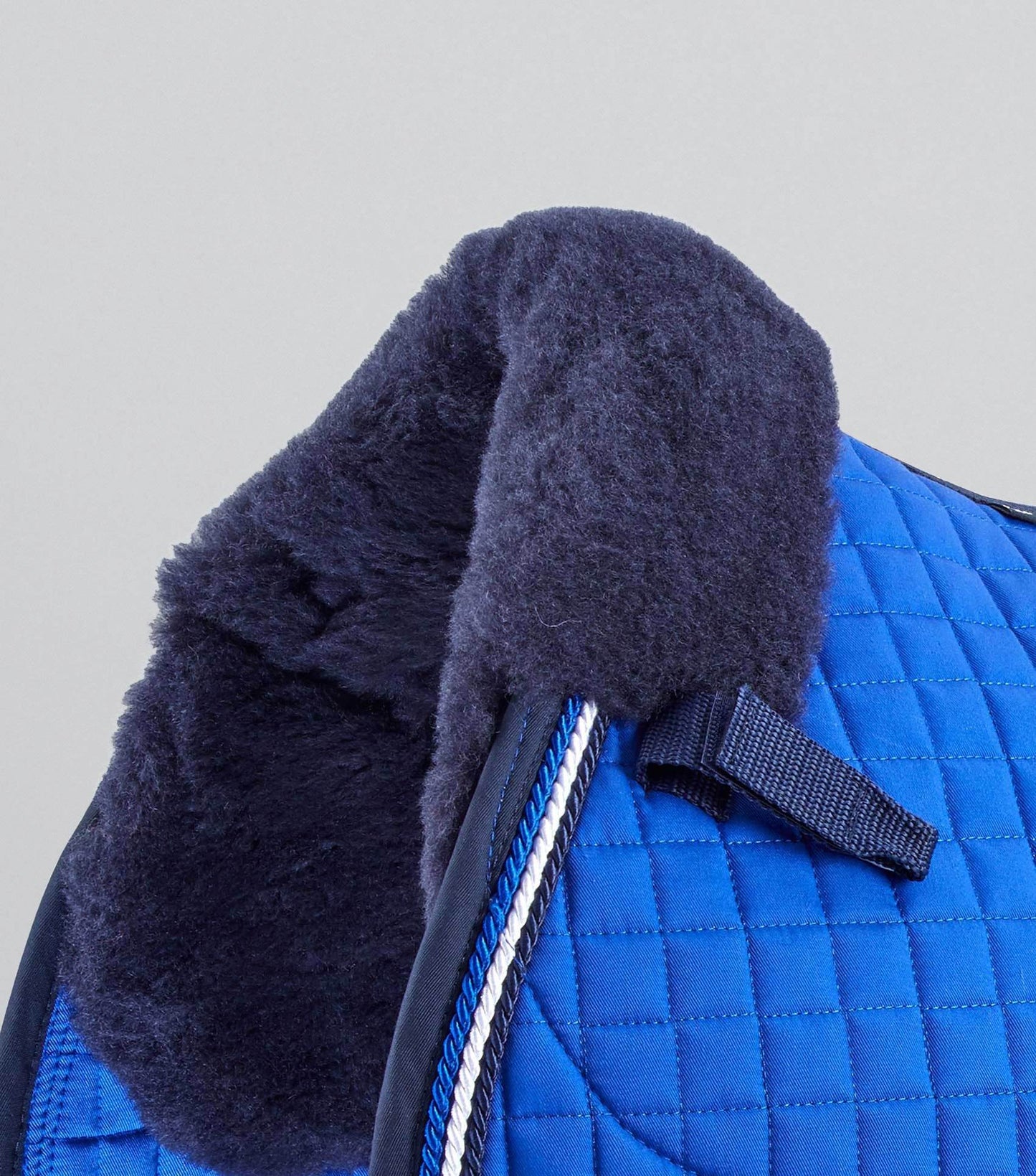 Premier Equine Pony Close Contact Merino Wool Half Lined European GP/ Jump Square Royal Blue/Navy Wool - N P Equestrian & Pet Supplies Ltd