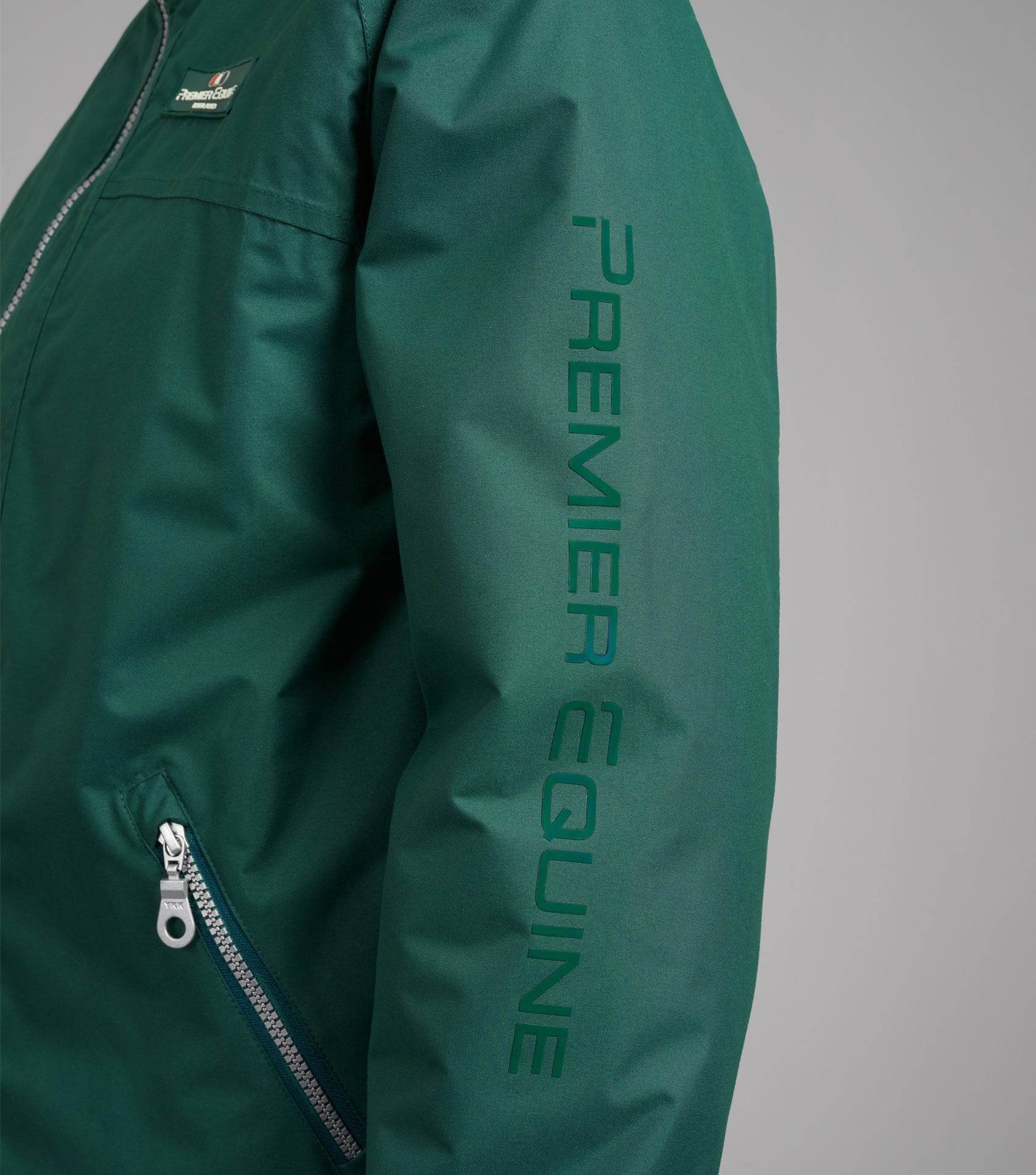 Premier Equine Pro Rider Unisex Waterproof Riding Jacket Green - N P Equestrian & Pet Supplies Ltd