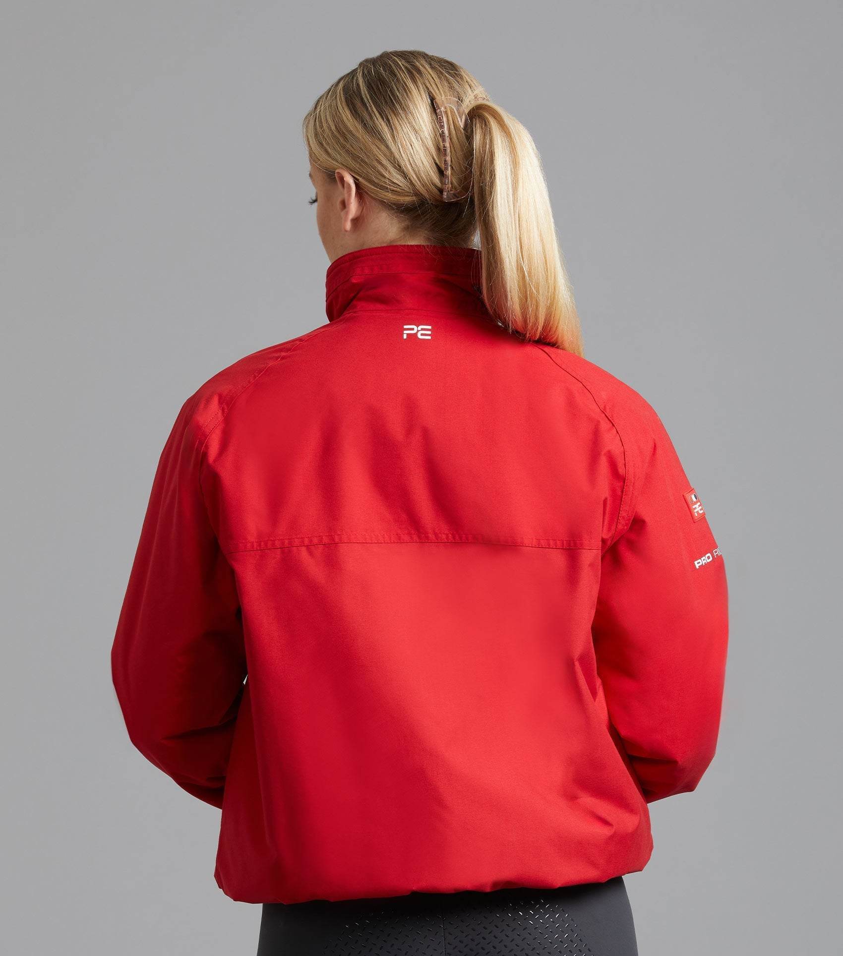 Premier Equine Pro Rider Unisex Waterproof Riding Jacket Red - N P Equestrian & Pet Supplies Ltd