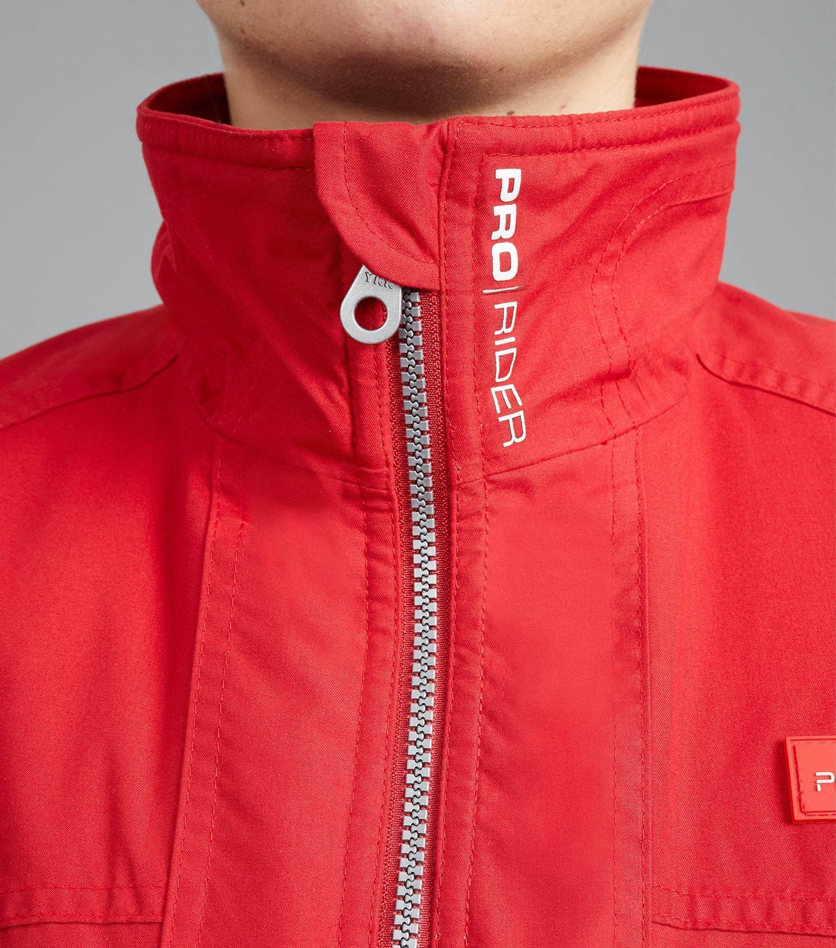 Premier Equine Pro Rider Unisex Waterproof Riding Jacket Red - N P Equestrian & Pet Supplies Ltd