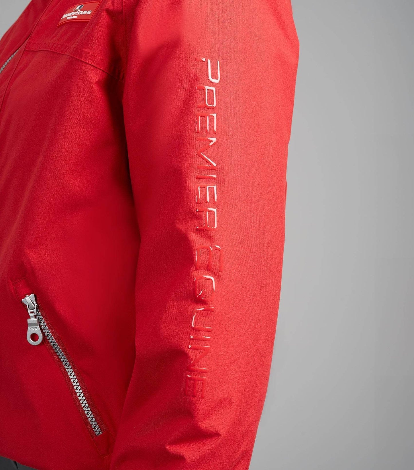 Premier Equine Pro Rider Unisex Waterproof Riding Jacket Red - N P Equestrian & Pet Supplies Ltd