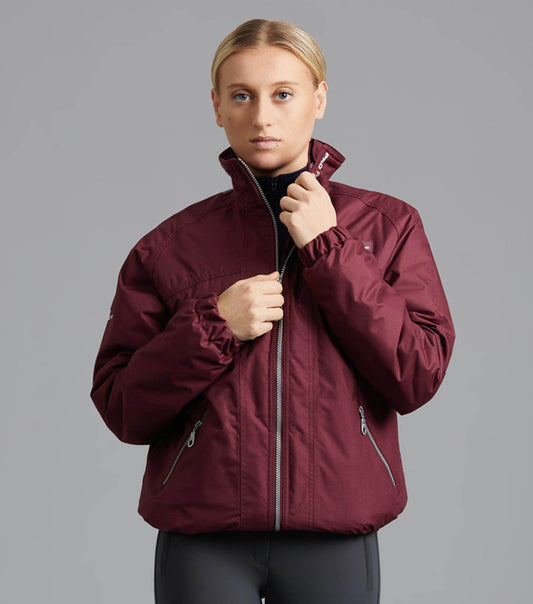 Premier Equine Pro Rider Unisex Waterproof Riding Jacket Wine - N P Equestrian & Pet Supplies Ltd