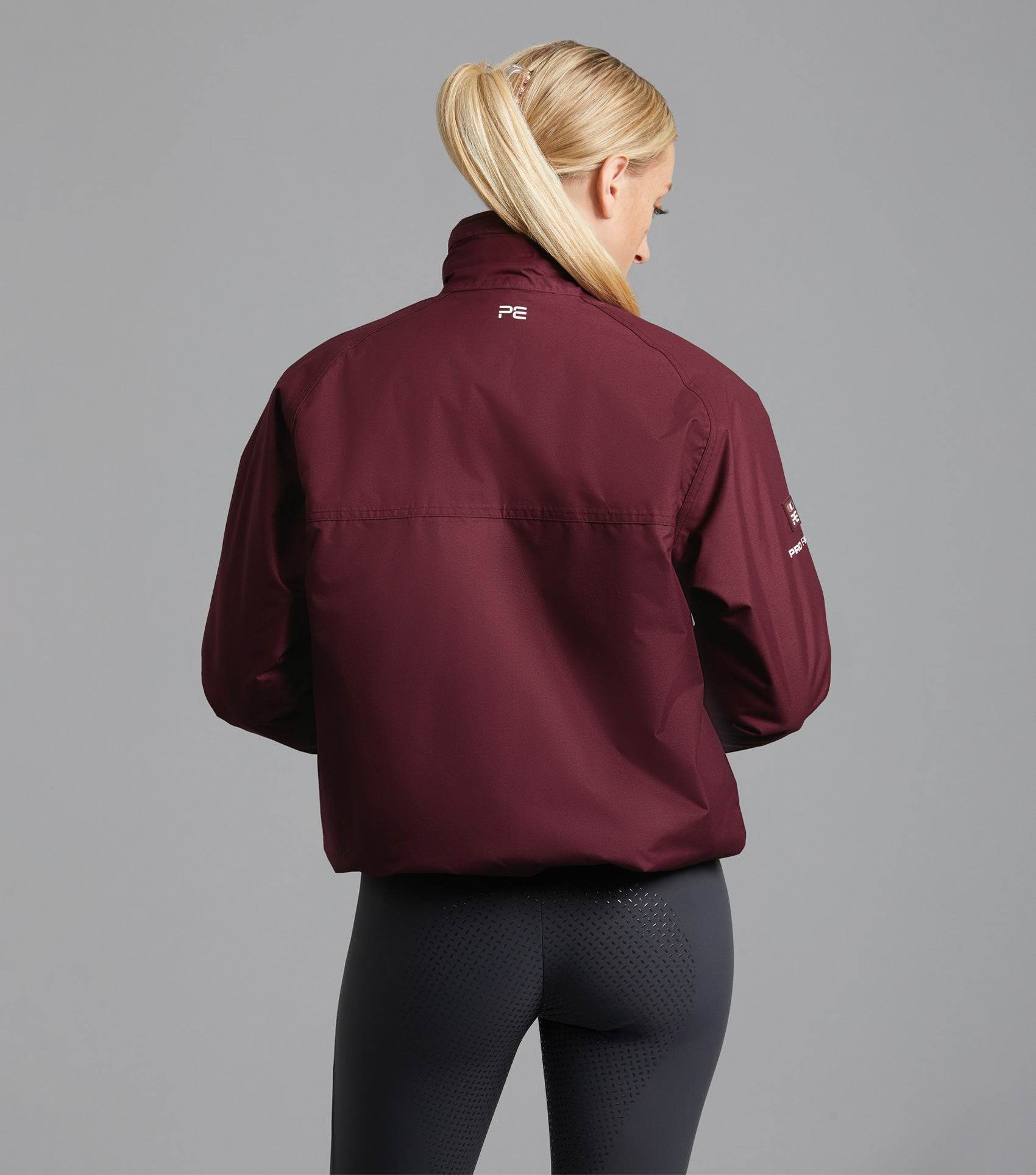 Premier Equine Pro Rider Unisex Waterproof Riding Jacket Wine - N P Equestrian & Pet Supplies Ltd