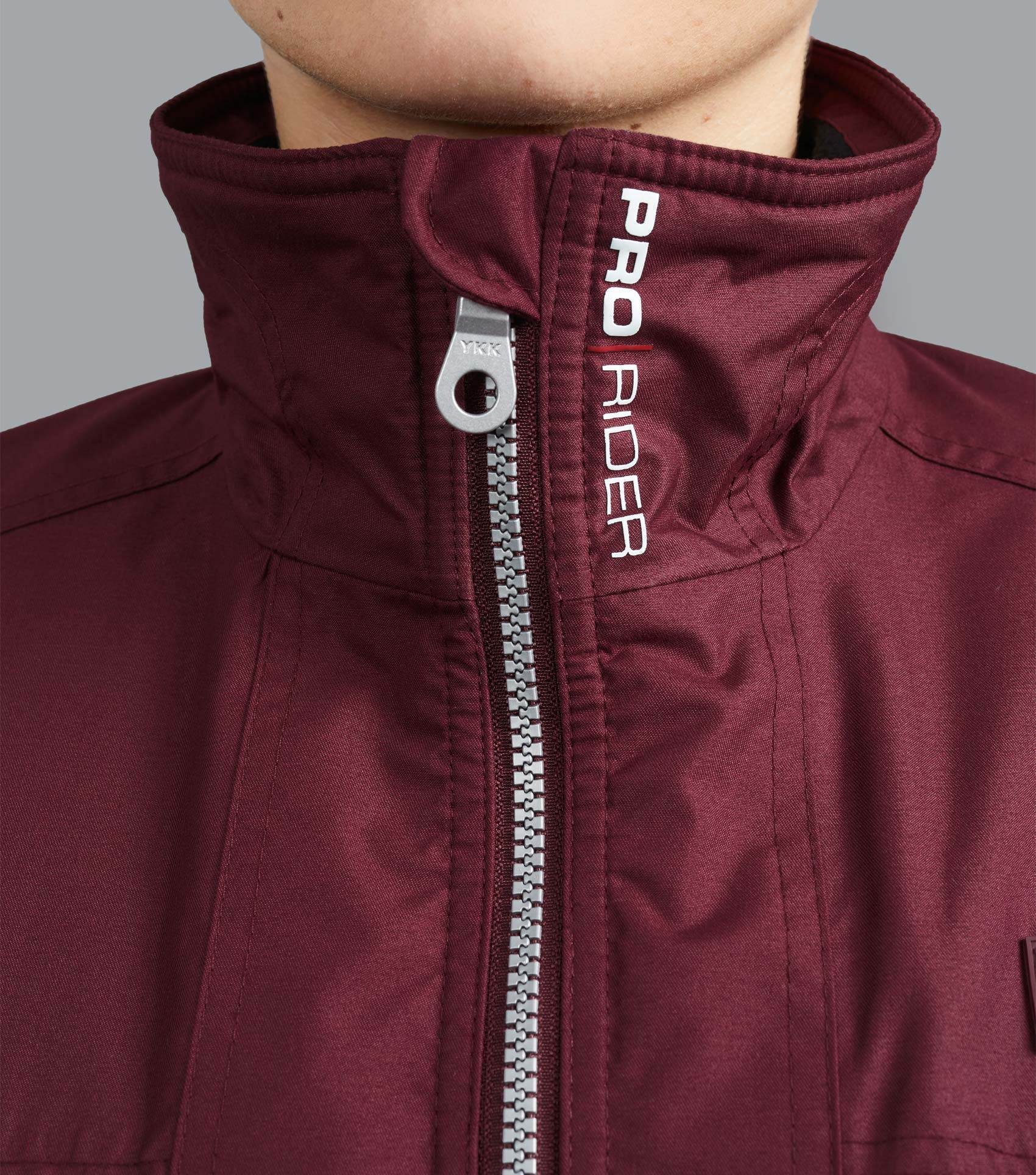 Premier Equine Pro Rider Unisex Waterproof Riding Jacket Wine - N P Equestrian & Pet Supplies Ltd