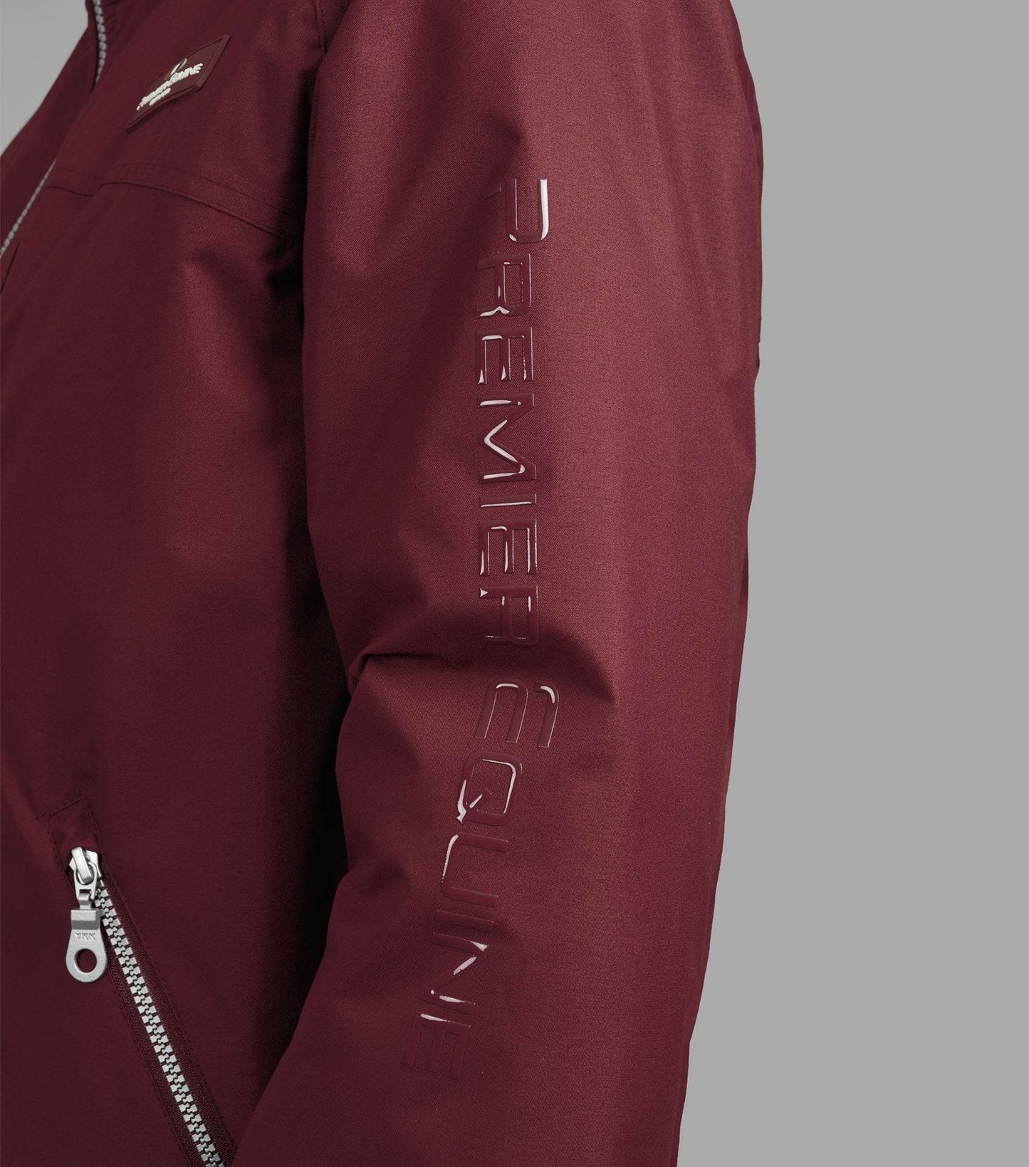 Premier Equine Pro Rider Unisex Waterproof Riding Jacket Wine - N P Equestrian & Pet Supplies Ltd
