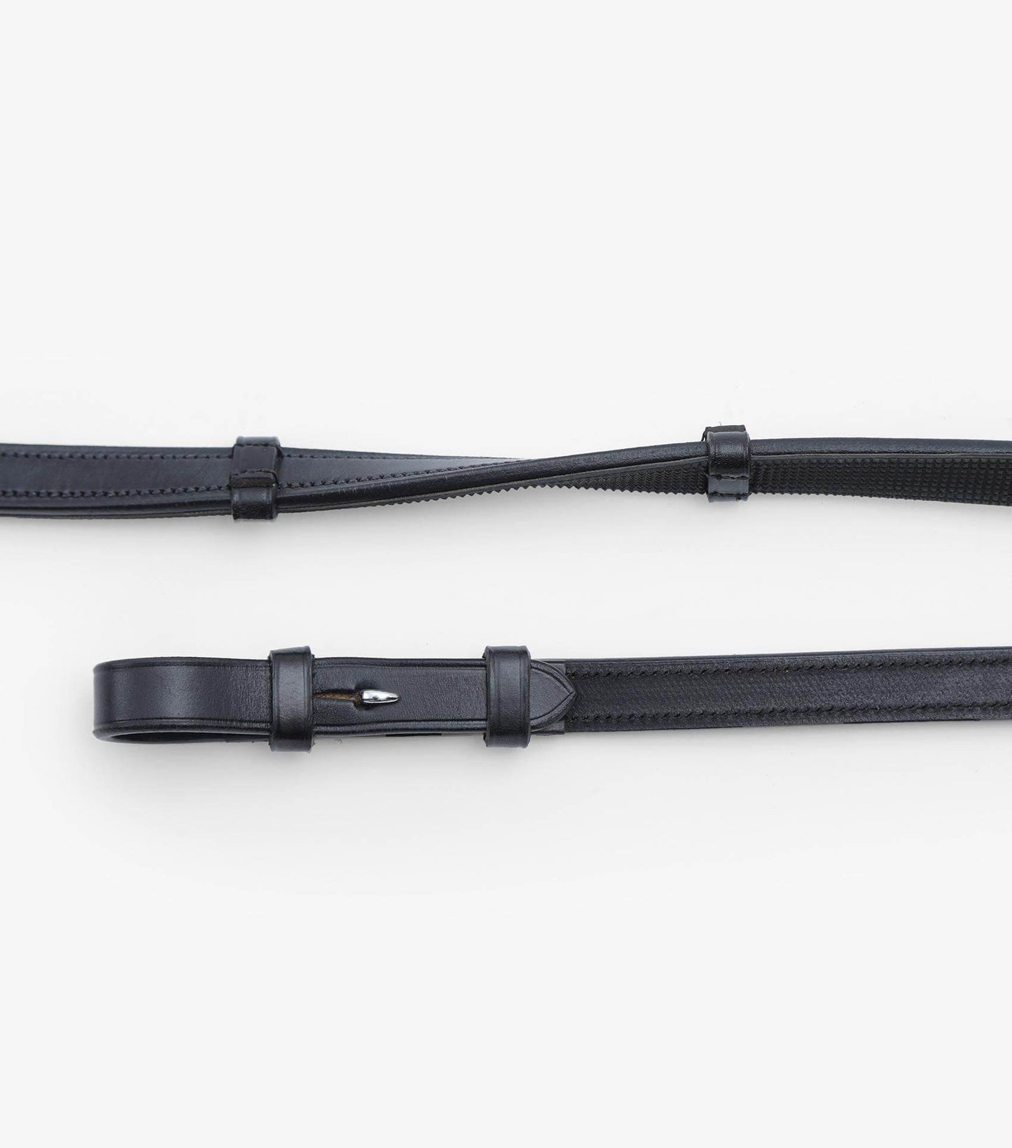 Premier Equine Salvatore Rubber & Leather Grip Reins - N P Equestrian & Pet Supplies Ltd