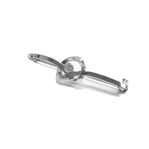 Equetech Twirl Crystal Stock Pin - N P Equestrian & Pet Supplies Ltd