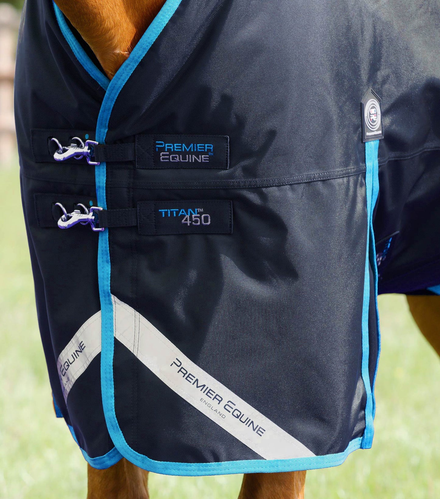 Premier Equine Titan 450g Original Turnout Rug Navy