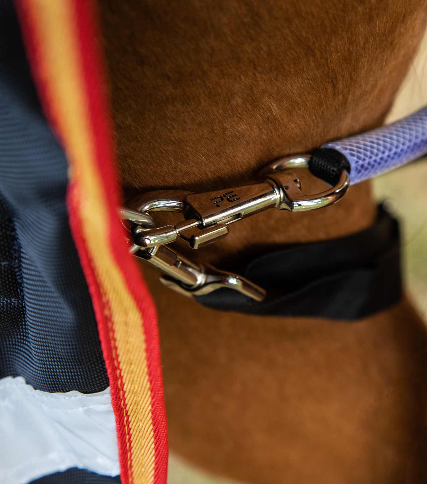 Premier Equine Titan Storm 450g Combo Turnout Rug with Snug-Fit Neck Black