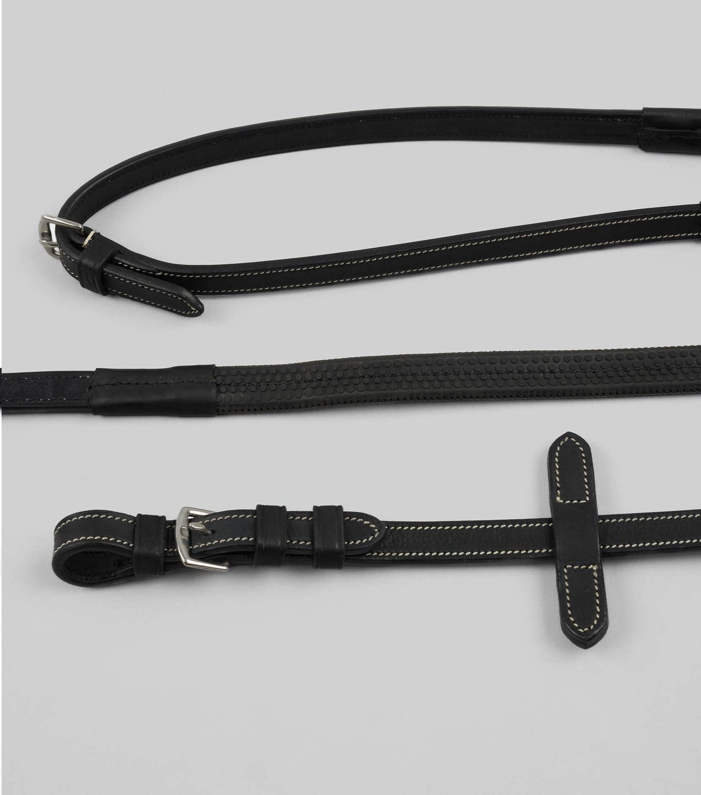 Premier Equine Veneto Rubber Grip Reins - N P Equestrian & Pet Supplies Ltd