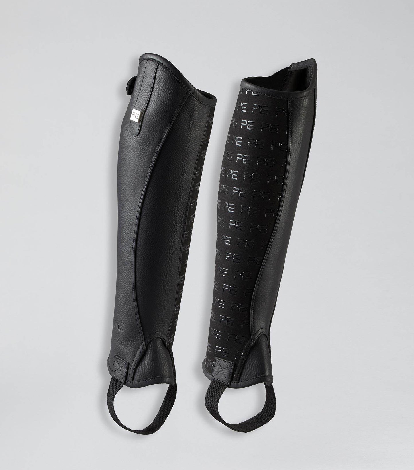 Premier Equine Actio Leather Half Chaps Black - N P Equestrian & Pet Supplies Ltd