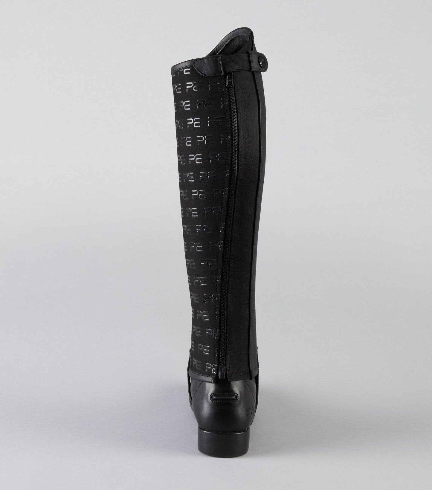 Premier Equine Actio Leather Half Chaps Black - N P Equestrian & Pet Supplies Ltd