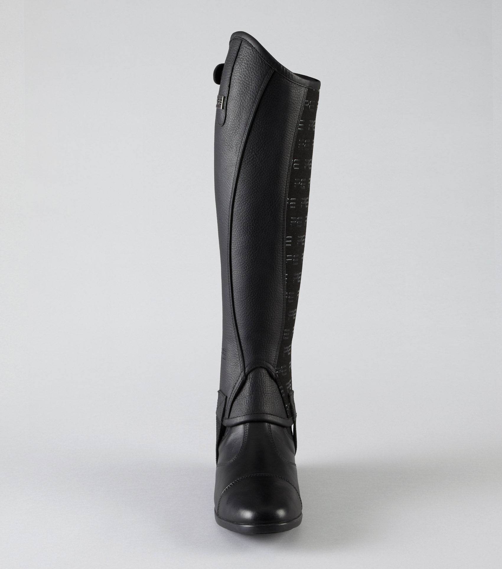 Premier Equine Actio Leather Half Chaps Black - N P Equestrian & Pet Supplies Ltd