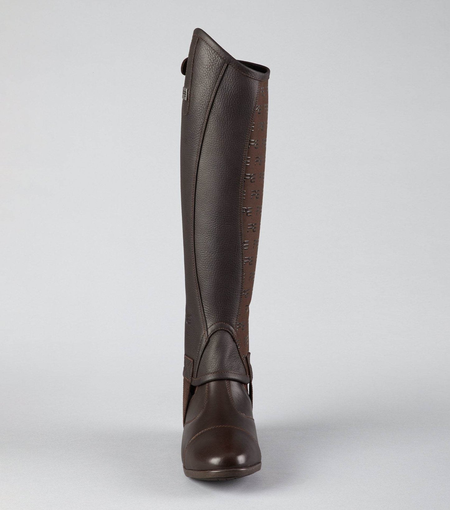 Premier Equine Actio Leather Half Chaps Brown - N P Equestrian & Pet Supplies Ltd