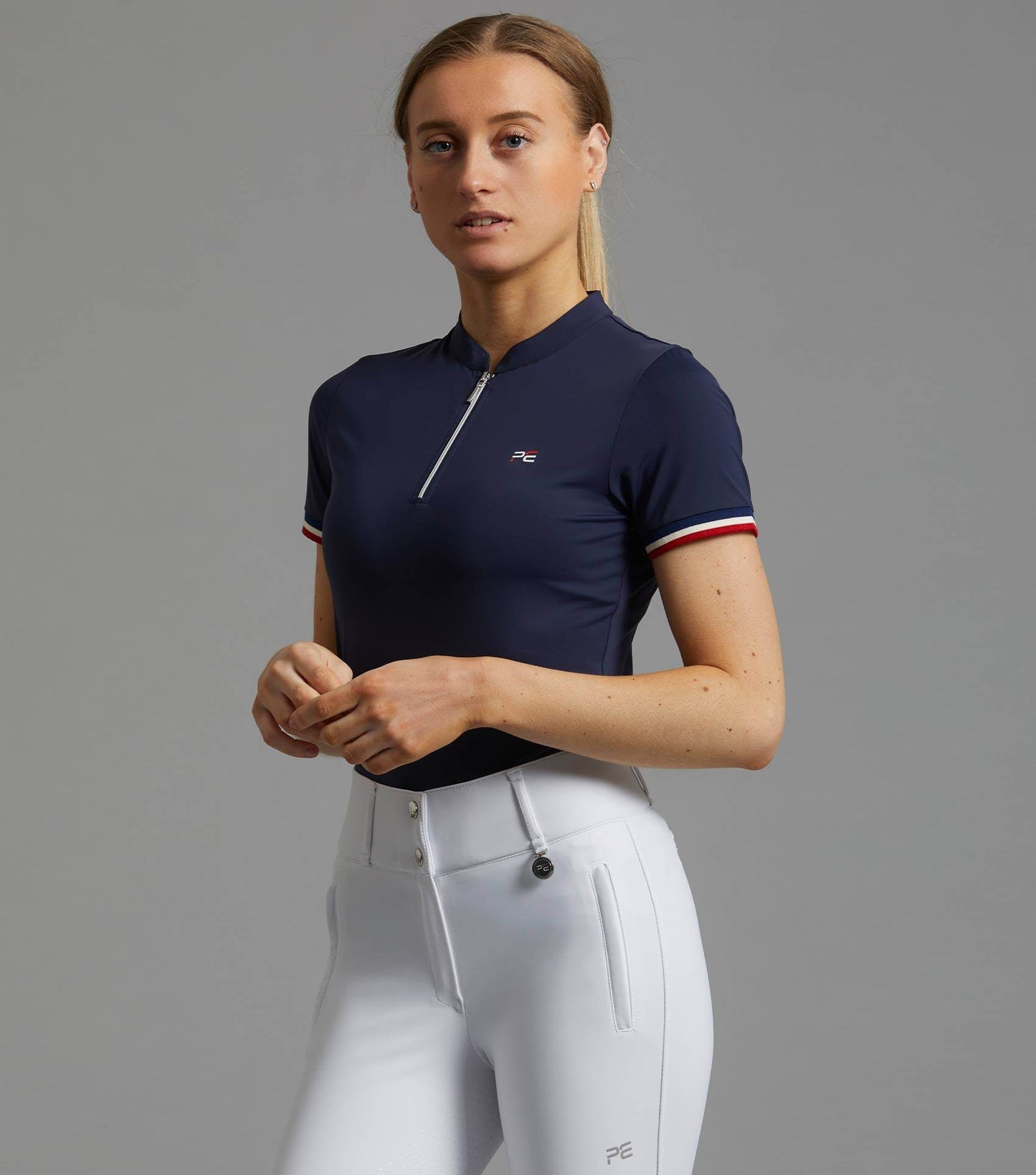 Premier Equine Allegra Ladies Short Sleeve Riding Top - N P Equestrian & Pet Supplies Ltd