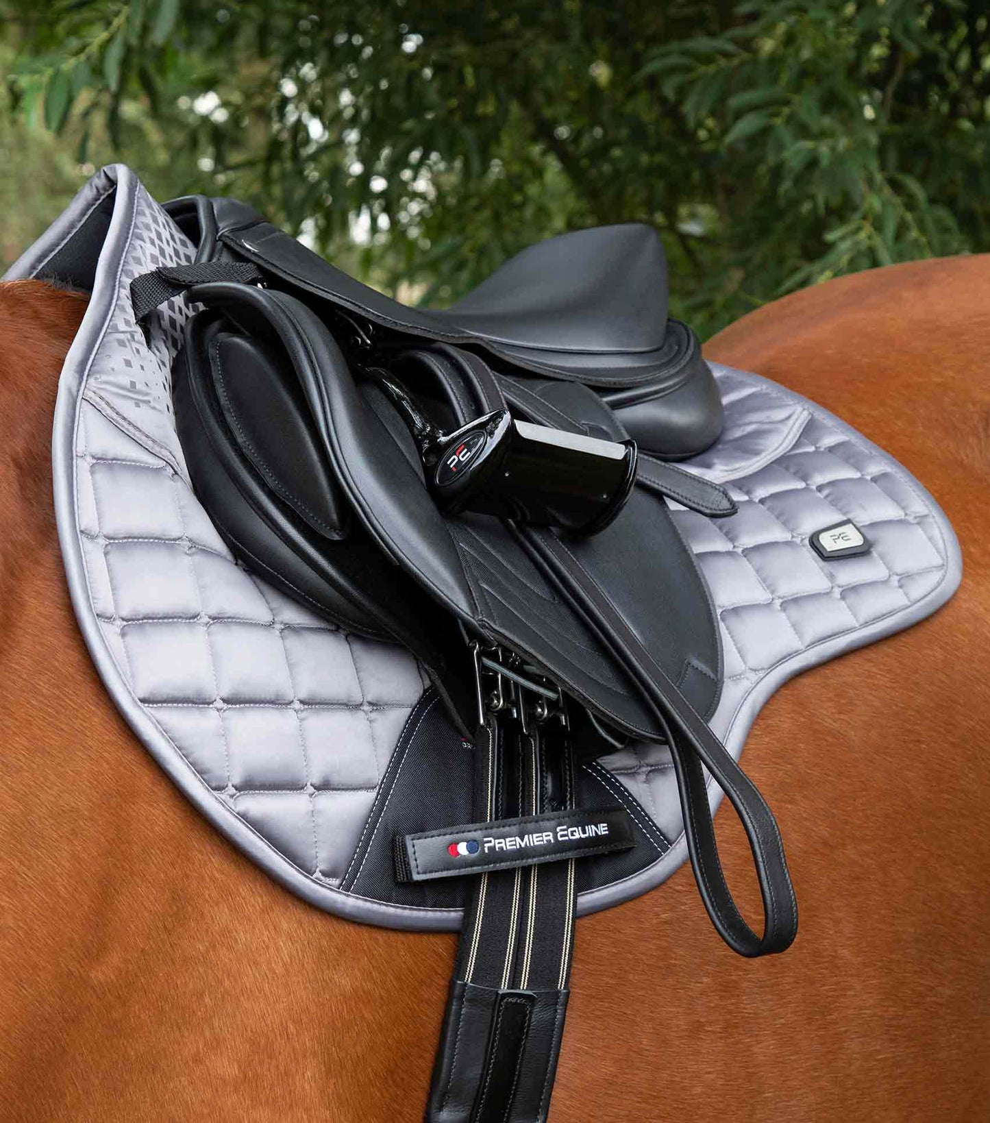 Premier Equine Armada Close Contact GP/Jump Square Grey - N P Equestrian & Pet Supplies Ltd