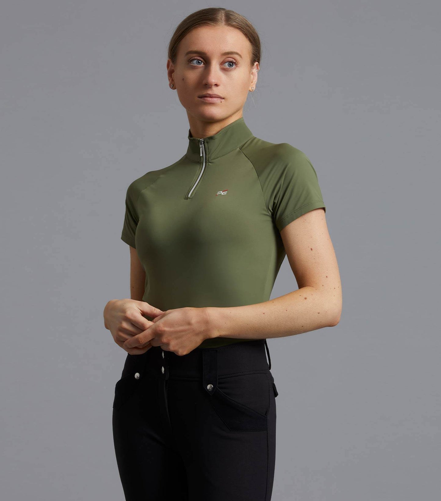 Premier Equine Aura Ladies Short Sleeve Riding Top - N P Equestrian & Pet Supplies Ltd