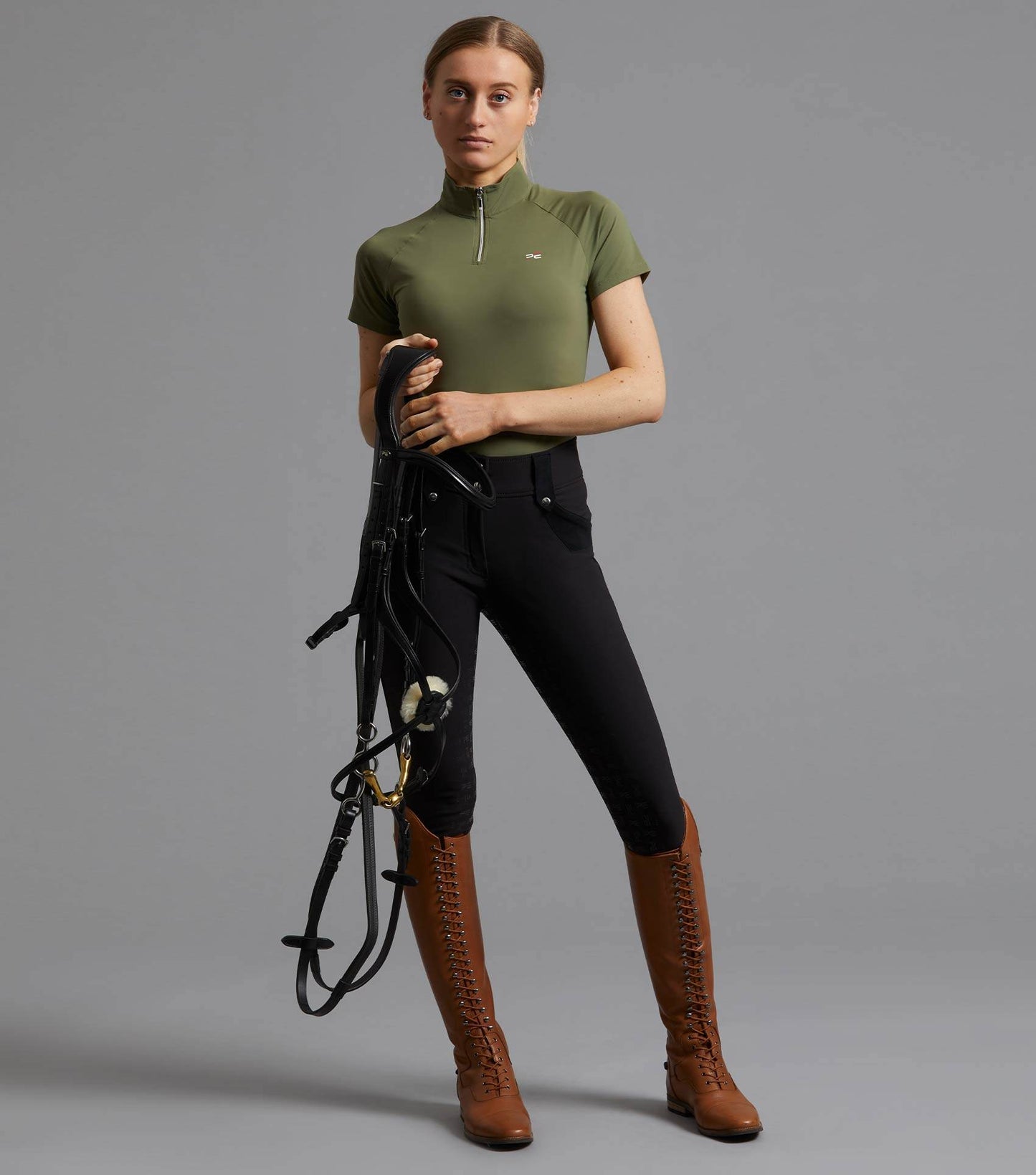 Premier Equine Aura Ladies Short Sleeve Riding Top - N P Equestrian & Pet Supplies Ltd