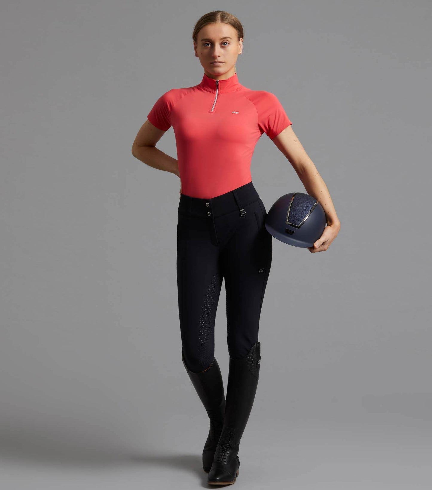 Premier Equine Aura Ladies Short Sleeve Riding Top - N P Equestrian & Pet Supplies Ltd