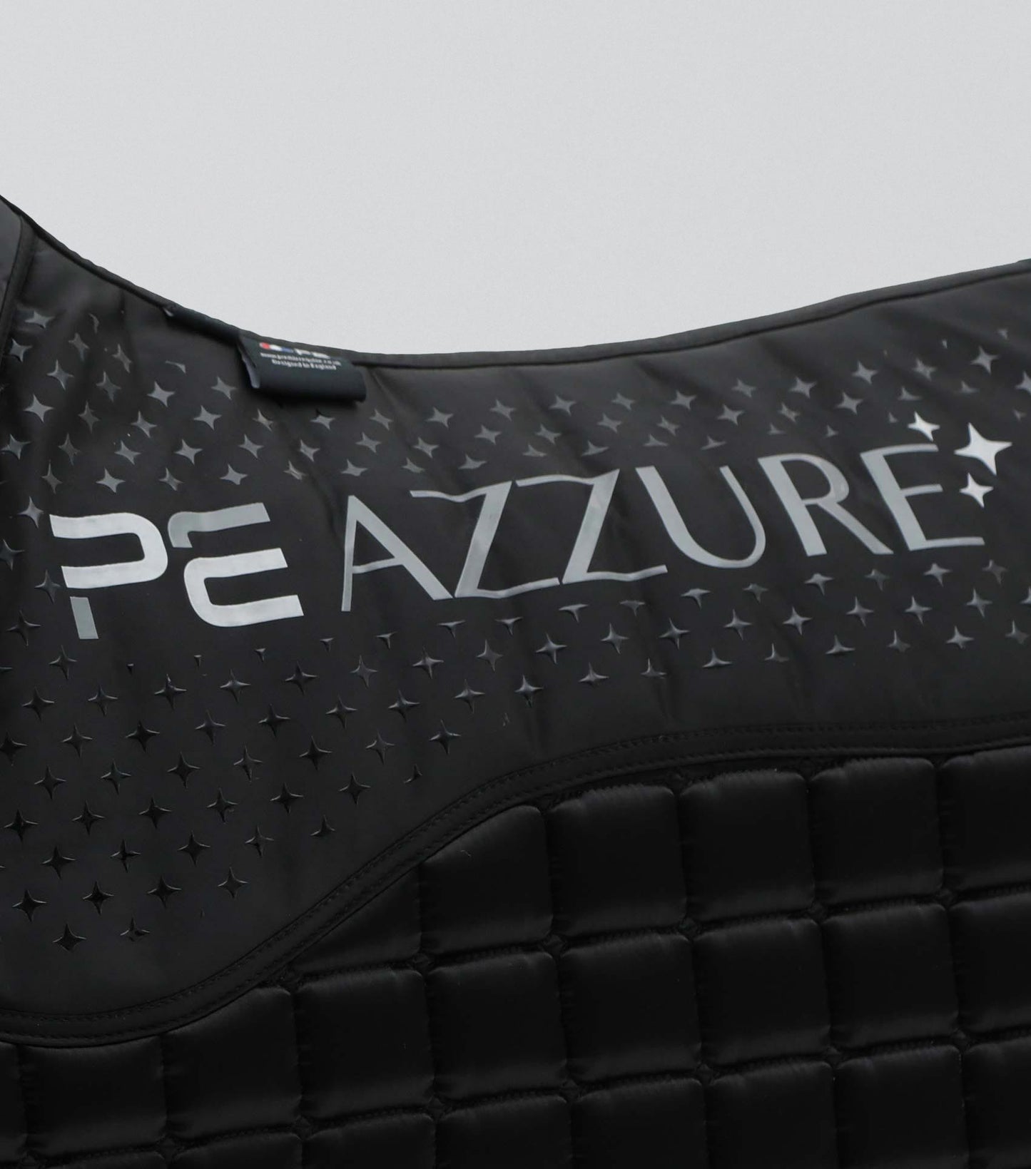 Premier Equine Azzure Anti-Slip Satin Dressage Square Black
