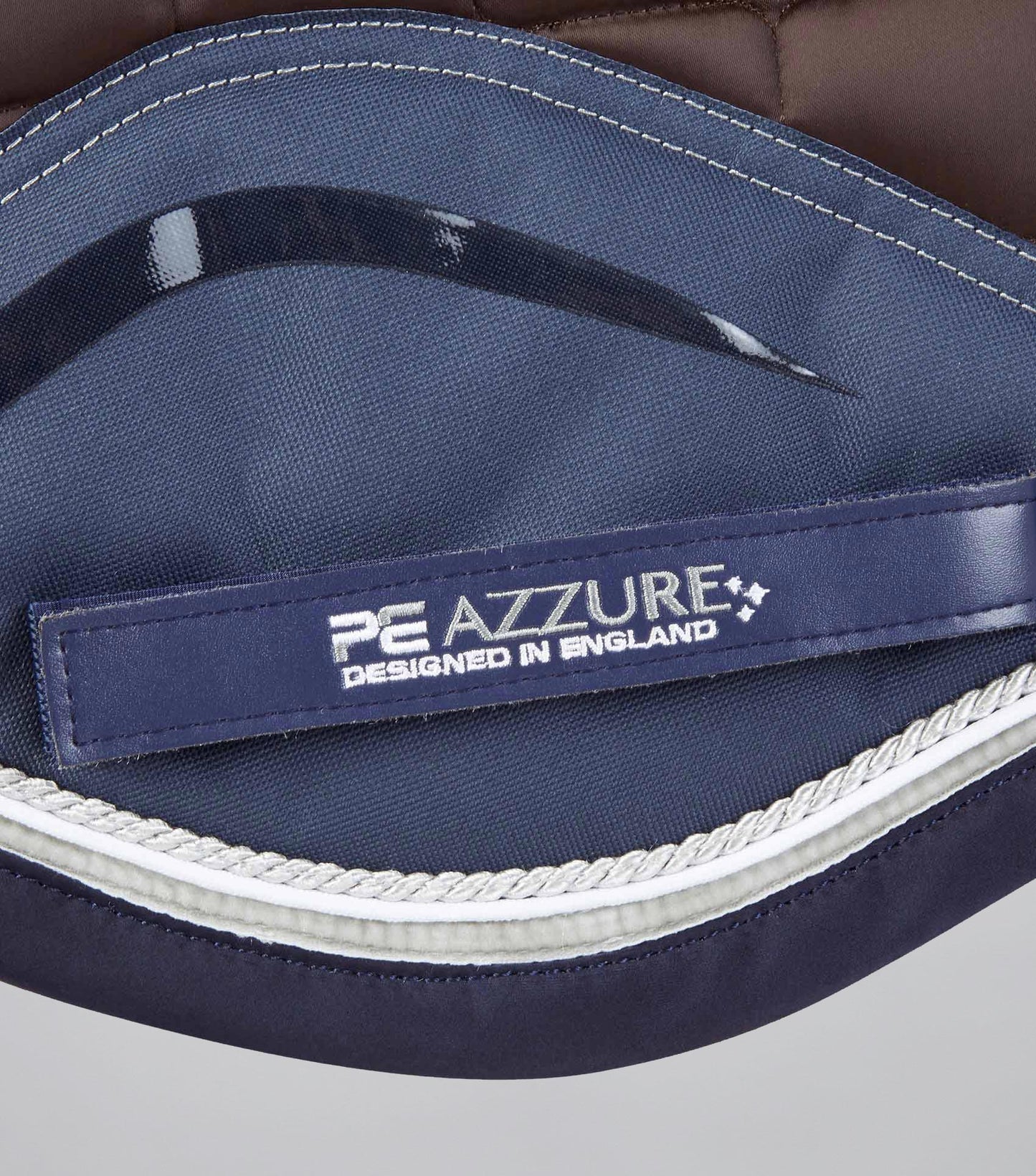 Premier Equine Azzure Anti-Slip Satin Dressage Square Brown