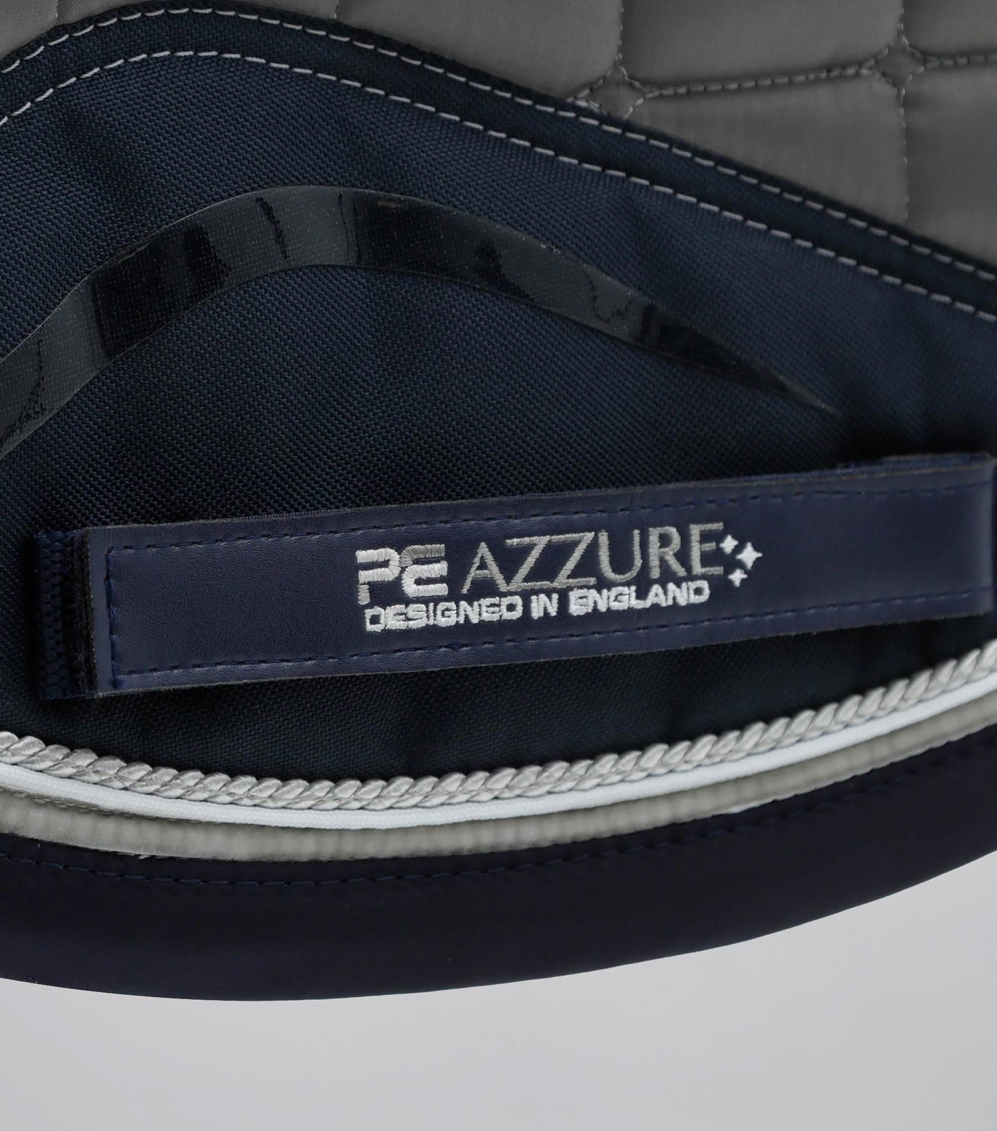 Premier Equine Azzure Anti-Slip Satin Dressage Square Grey