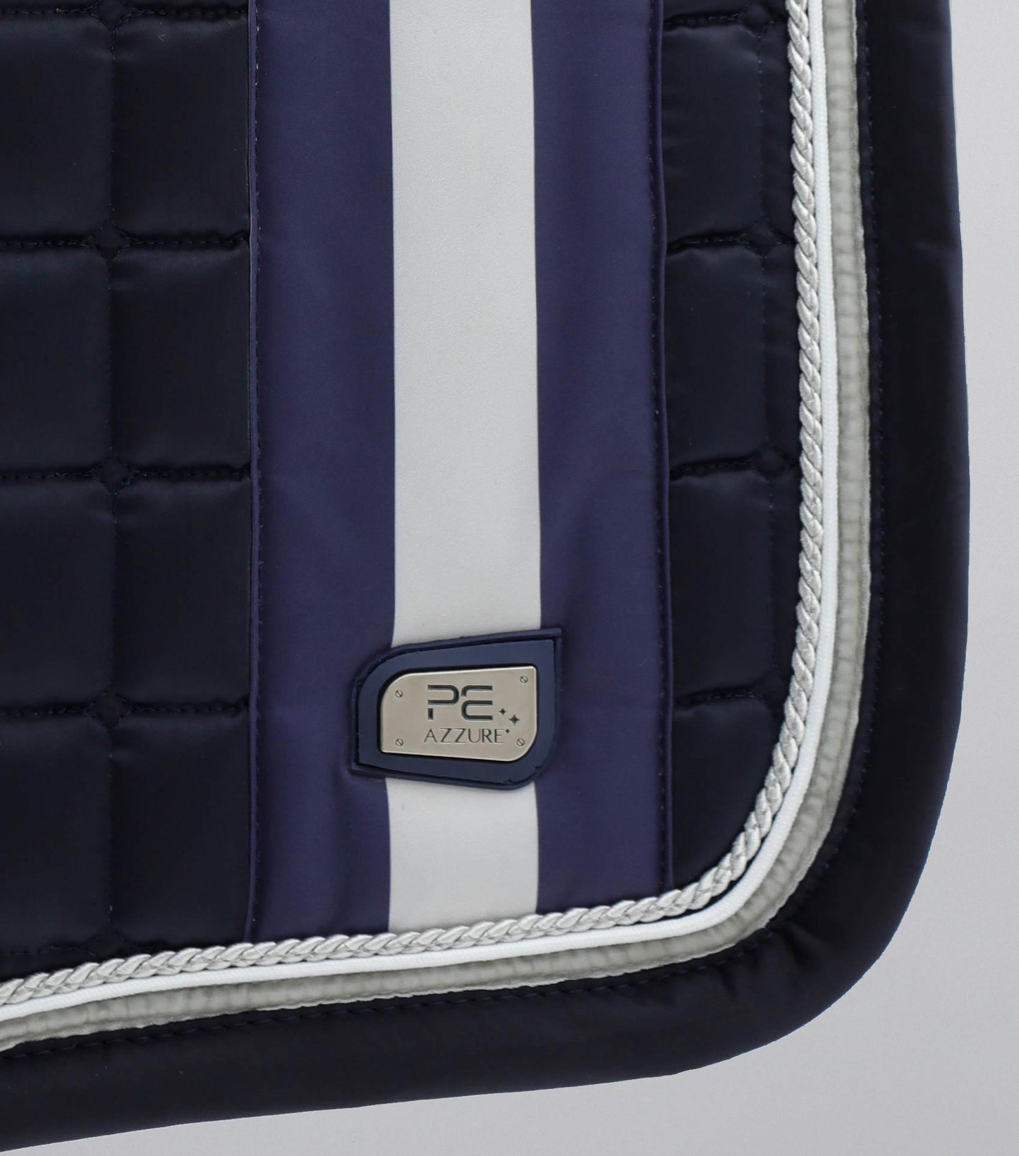 Premier Equine Azzure Anti-Slip Satin Dressage Square Navy