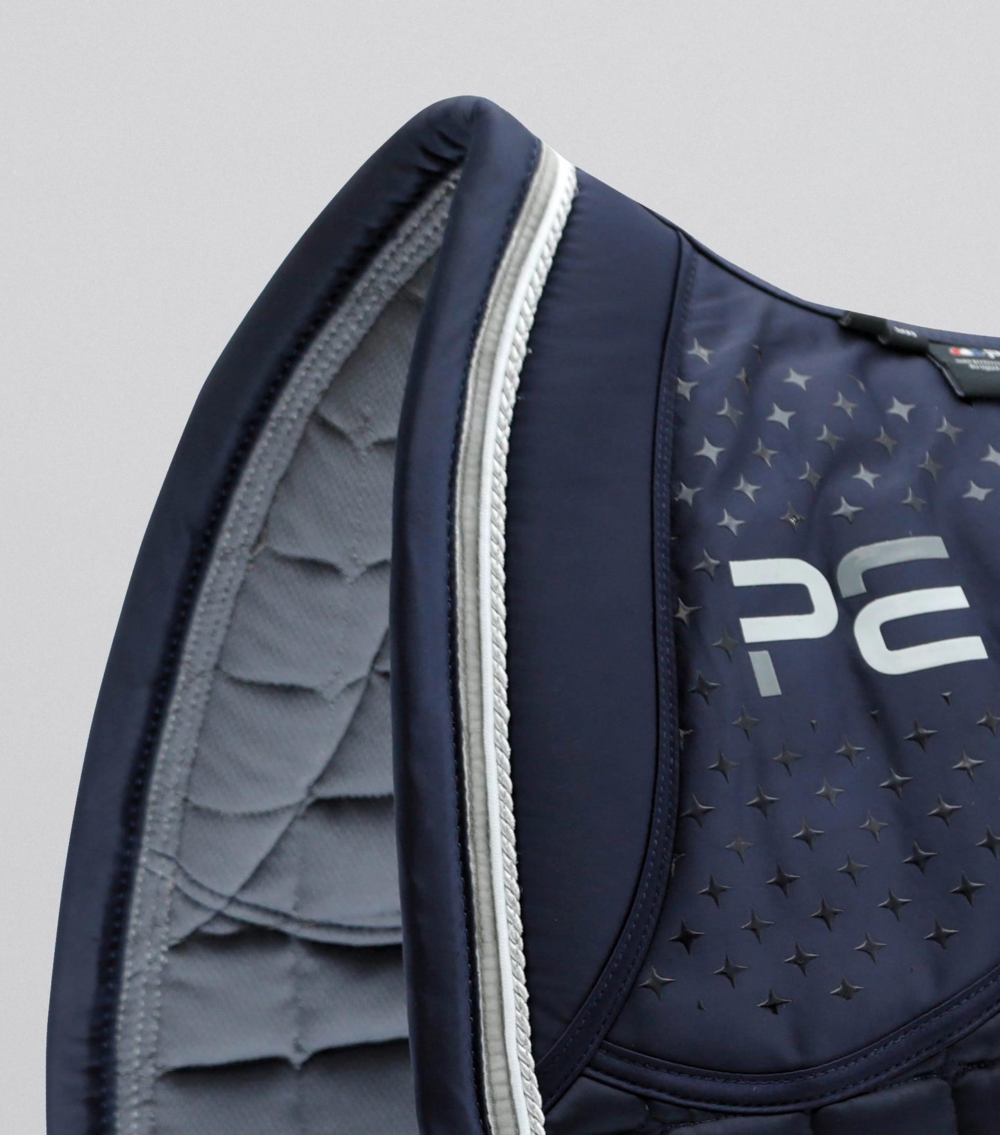 Premier Equine Azzure Anti-Slip Satin Dressage Square Navy