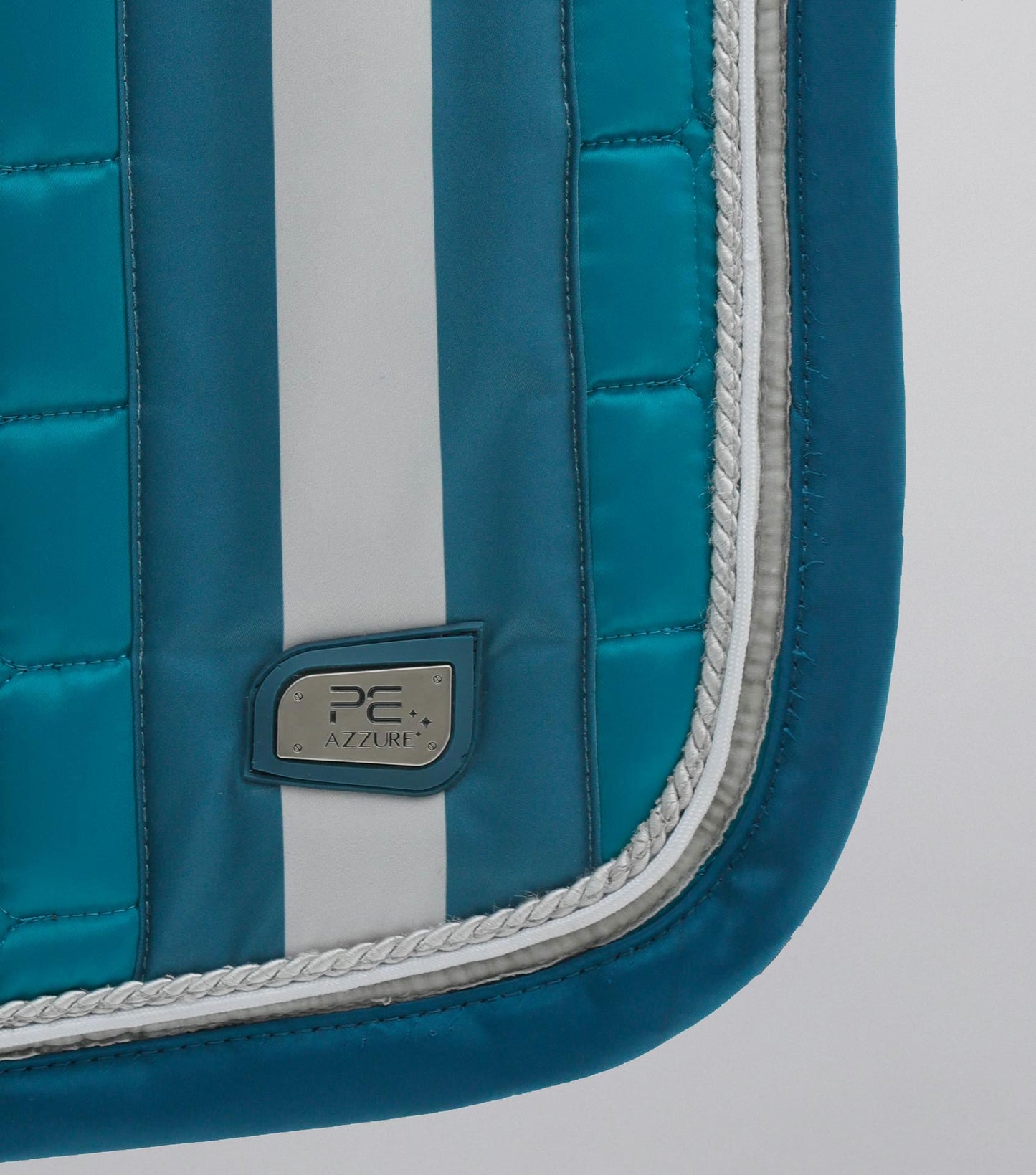 Premier Equine Azzure Anti-Slip Satin Dressage Square Turquoise