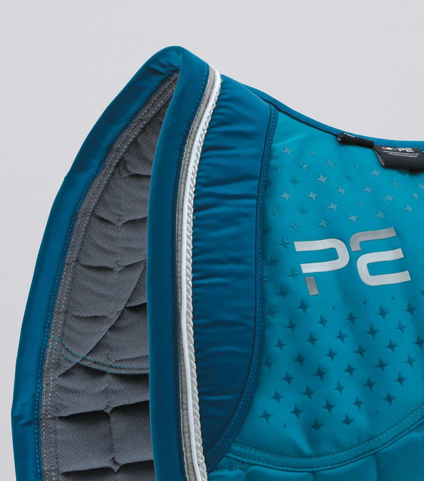 Premier Equine Azzure Anti-Slip Satin Dressage Square Turquoise