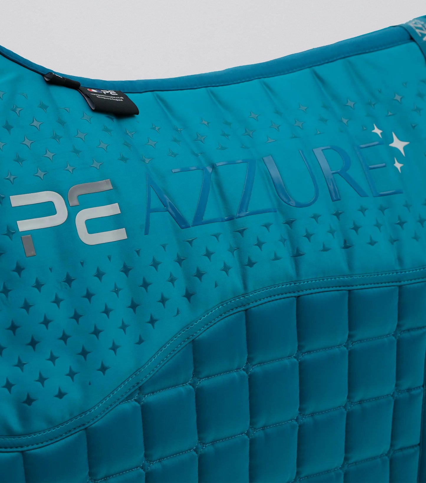 Premier Equine Azzure Anti-Slip Satin Dressage Square Turquoise