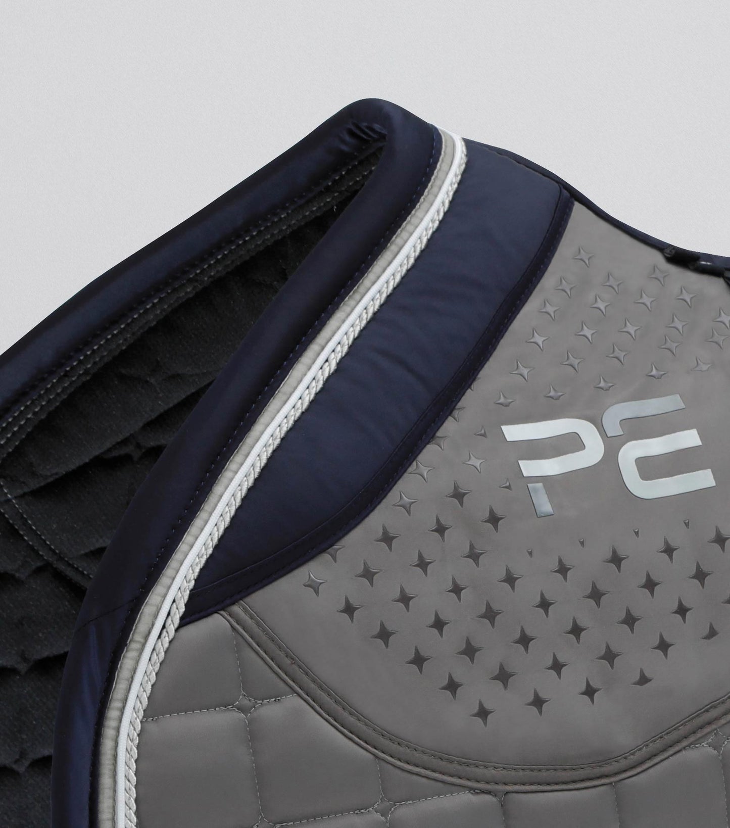 Premier Equine Azzure Anti-Slip Satin GP/ Jump Square Grey