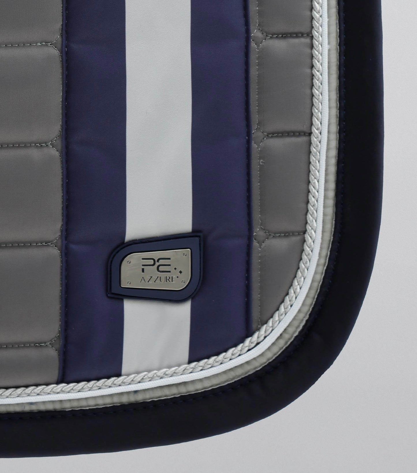 Premier Equine Azzure Anti-Slip Satin GP/ Jump Square Grey - N P Equestrian & Pet Supplies Ltd