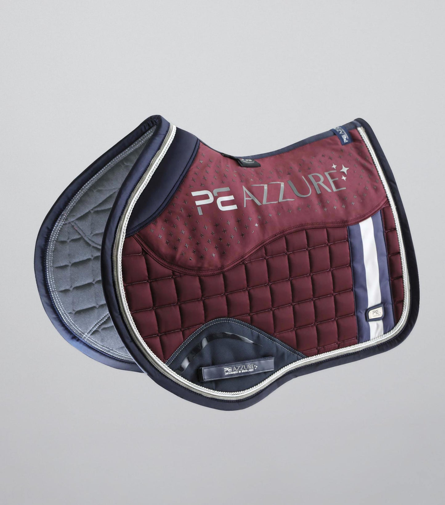 Premier Equine Azzure Anti-Slip Satin GP/ Jump Square Wine