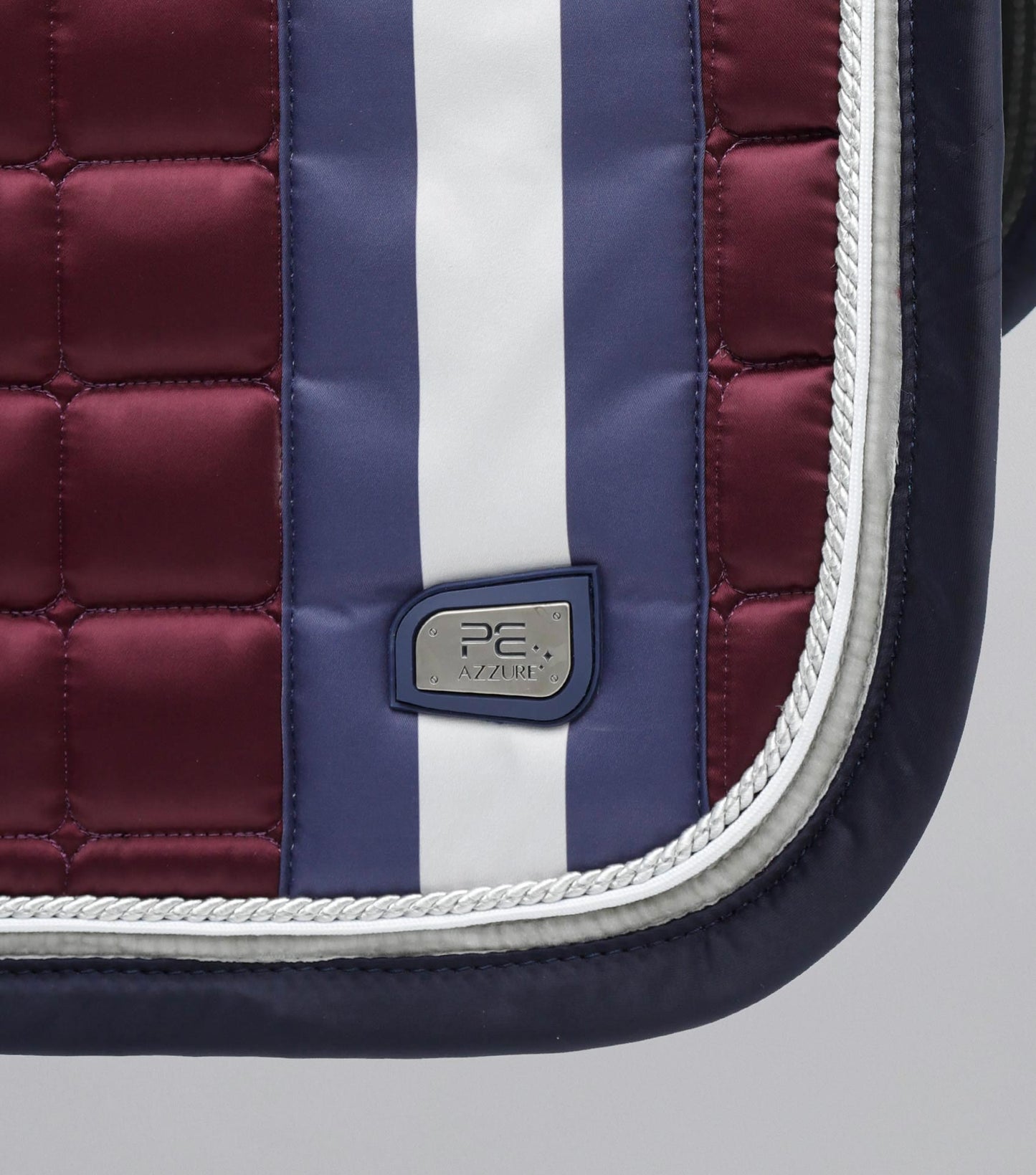 Premier Equine Azzure Anti-Slip Satin GP/ Jump Square Wine