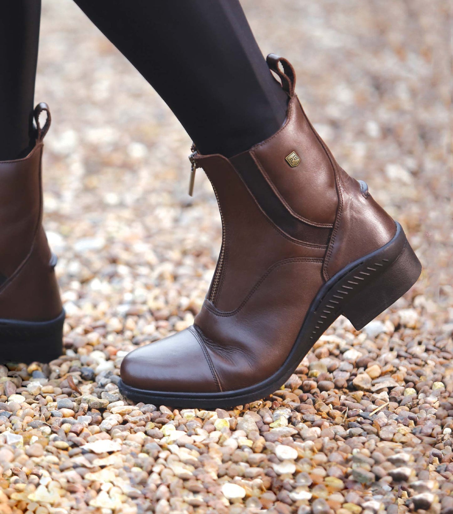 Premier Equine Balmoral Leather Paddock/Riding Boot Brown