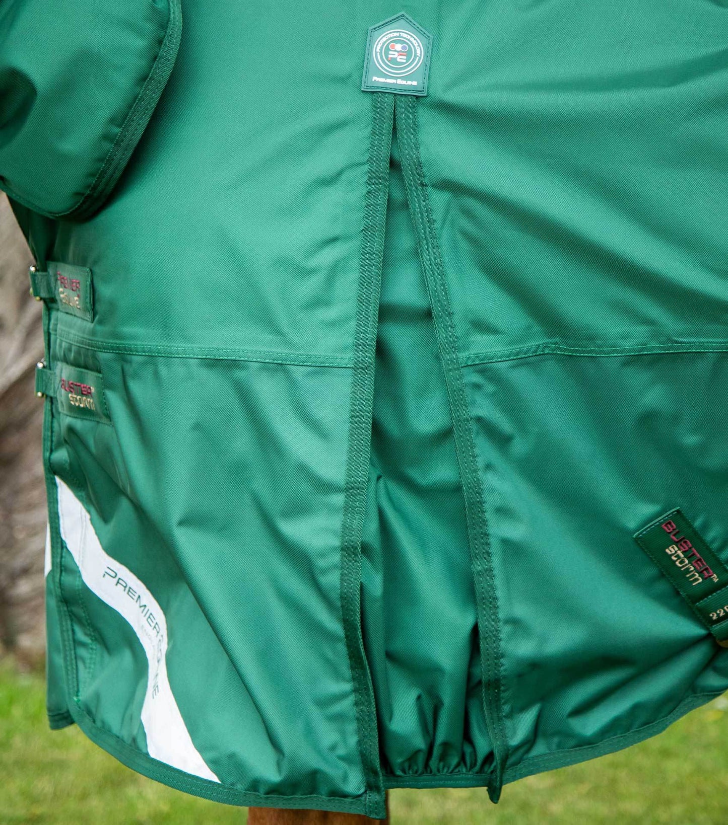 Premier Equine Buster Storm 220g Combo Turnout Rug with Classic Neck Green - N P Equestrian & Pet Supplies Ltd
