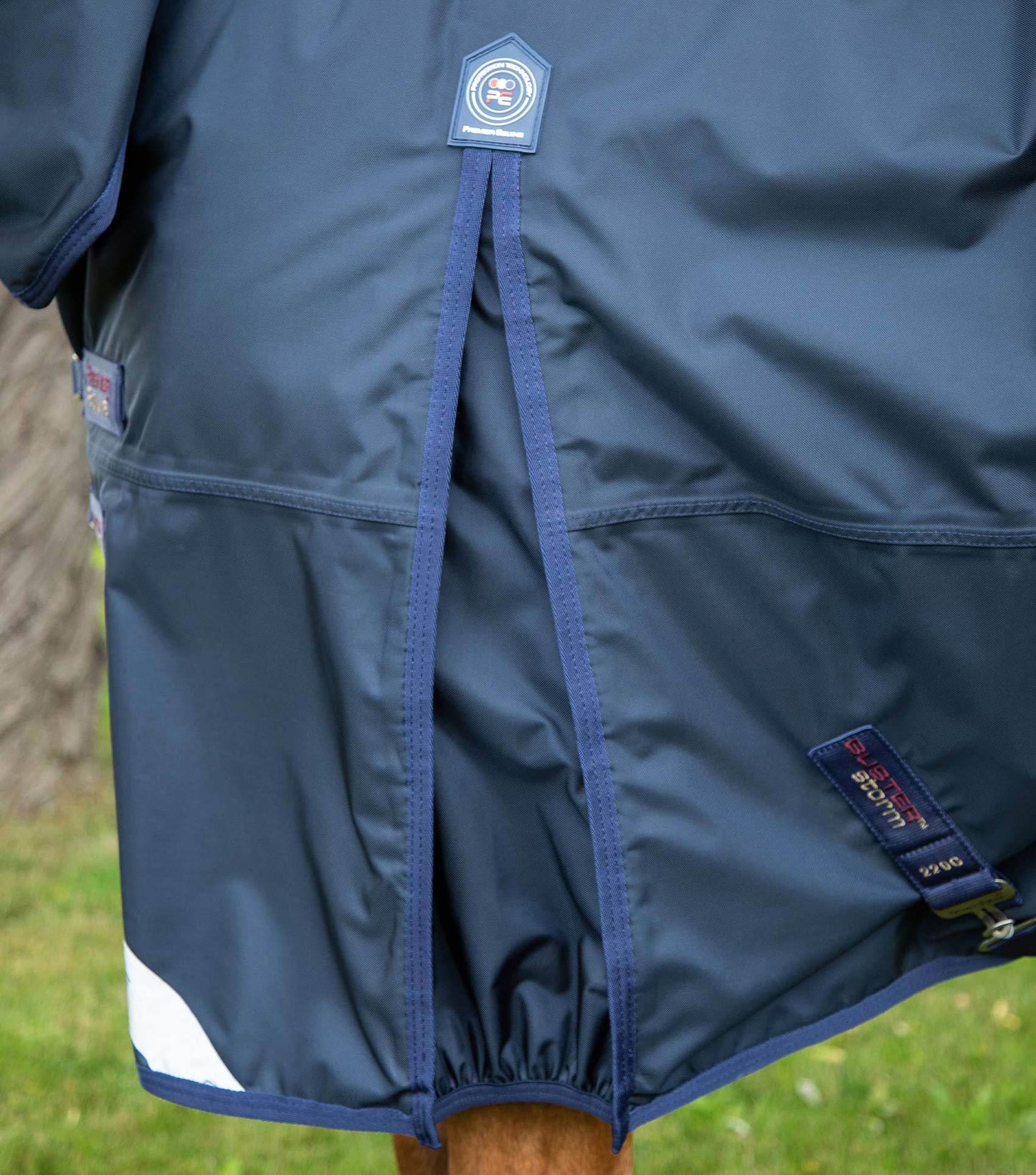 Premier Equine Buster Storm 220g Combo Turnout Rug with Classic Neck Navy - N P Equestrian & Pet Supplies Ltd