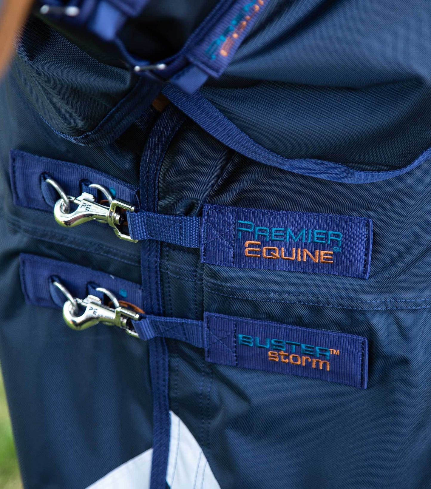 Premier Equine Buster Storm 420g Combo Turnout Rug with Classic Neck Navy - N P Equestrian & Pet Supplies Ltd