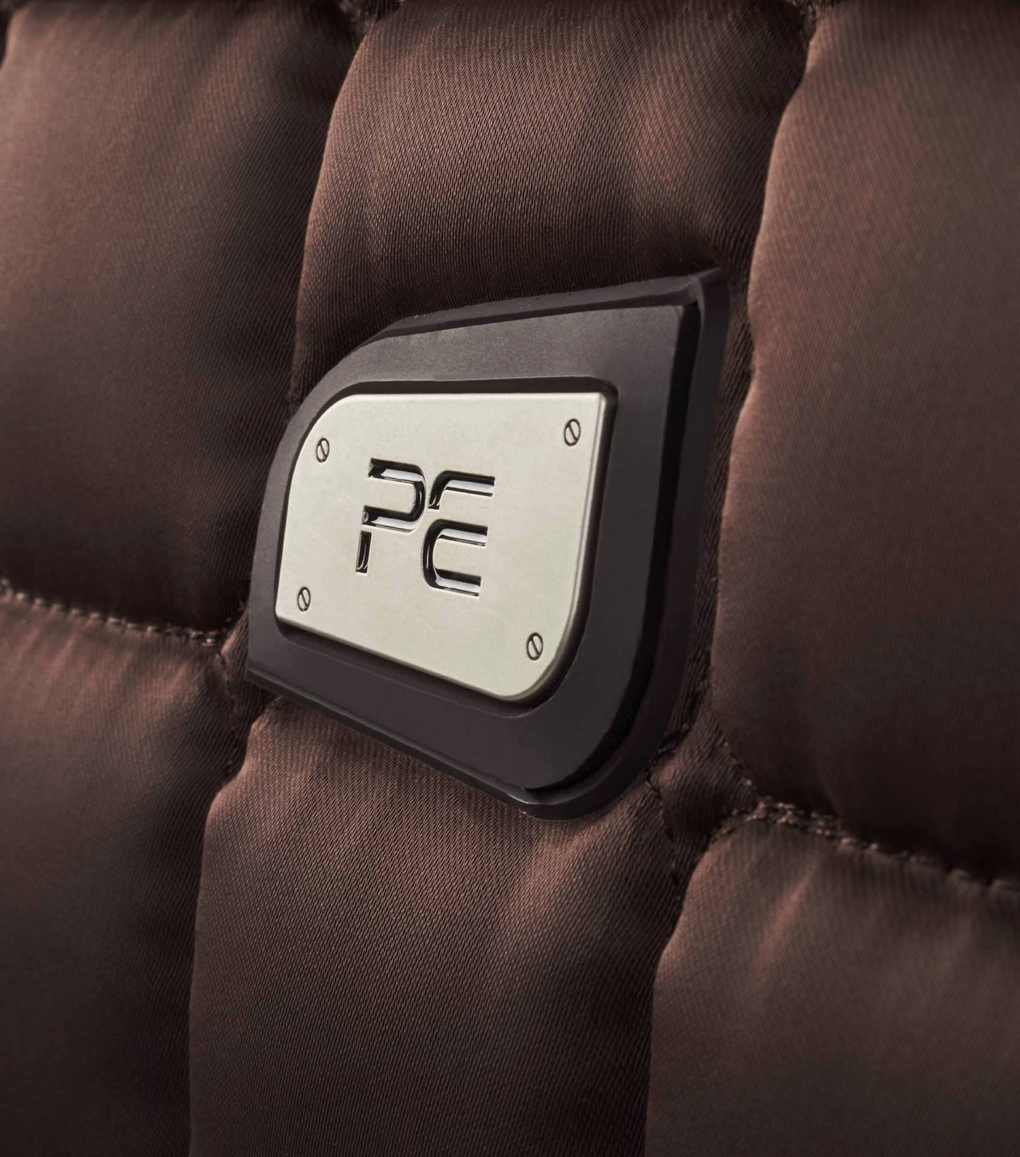 Premier Equine Capella Close Contact Merino Wool Dressage Square Brown/Natural Wool