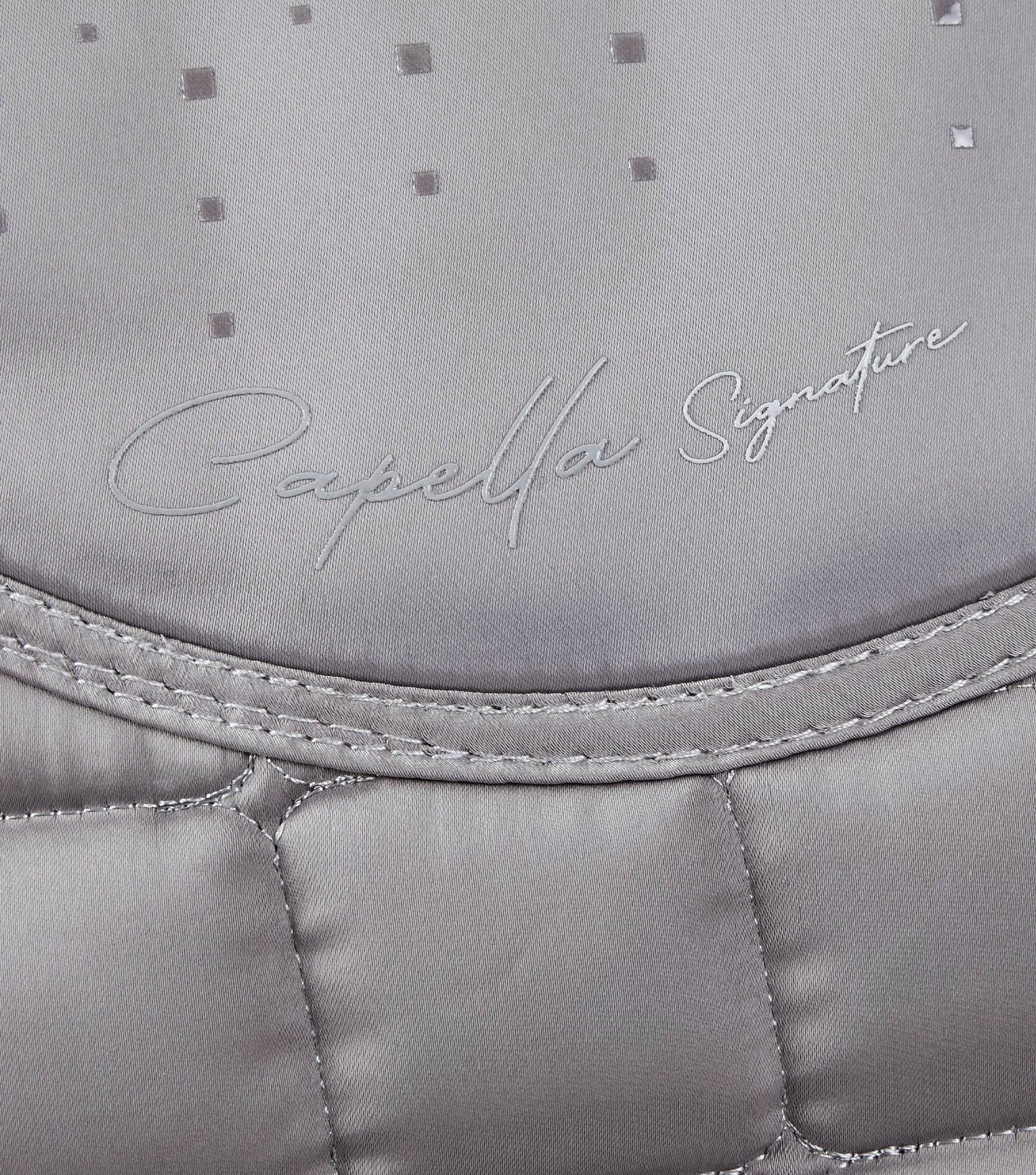 Premier Equine Capella Close Contact Merino Wool Dressage Square Grey/Black Wool