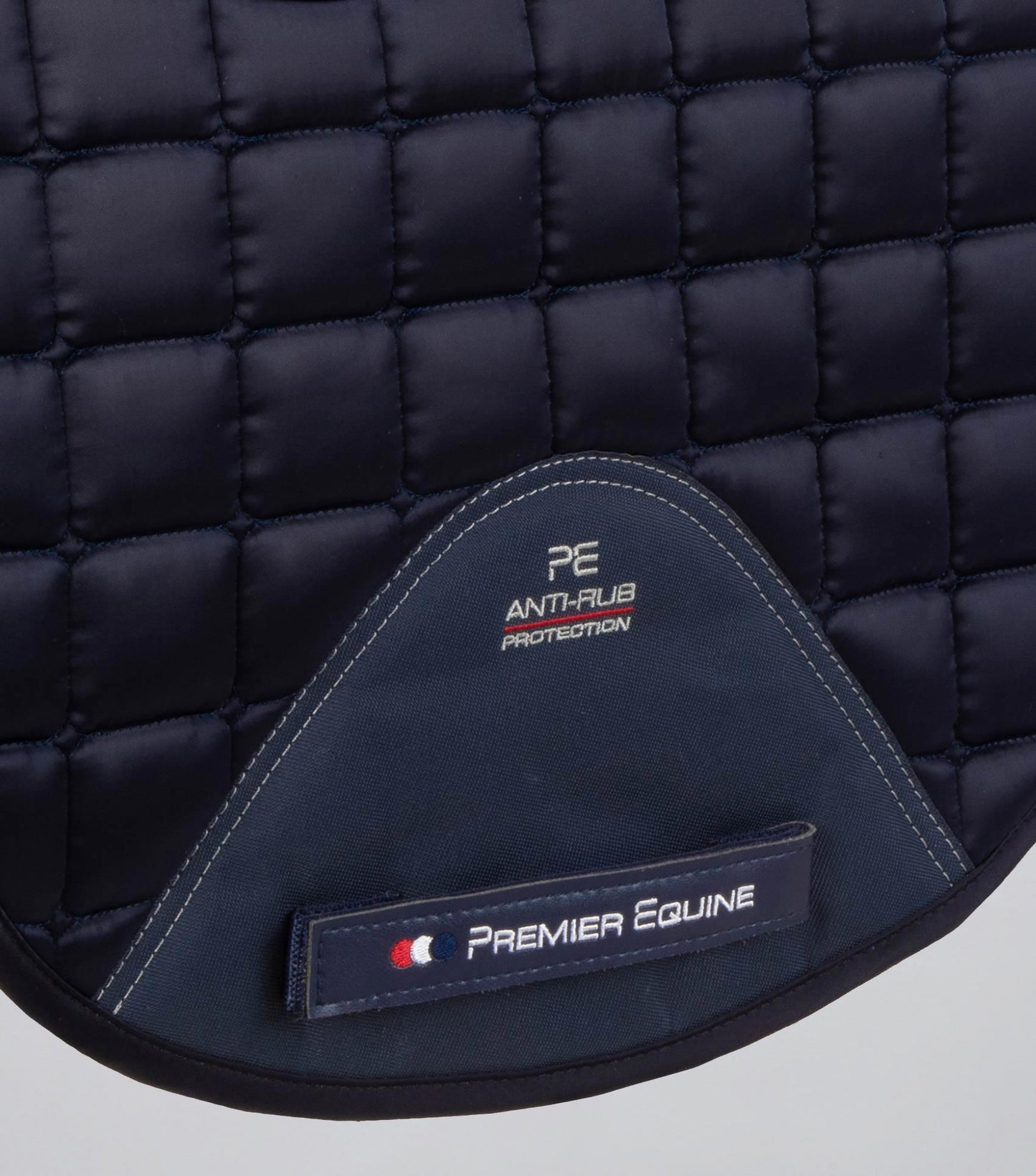Premier Equine Capella Close Contact Merino Wool Dressage Square Navy/Natural Wool