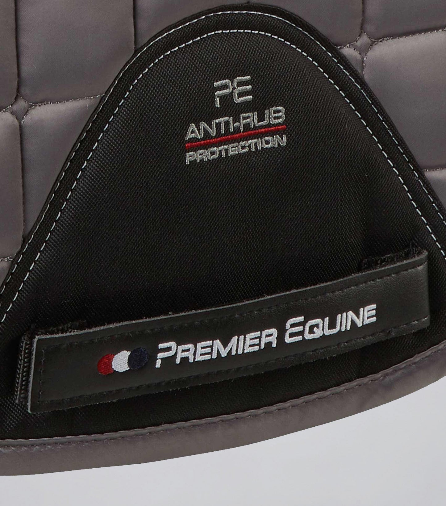 Premier Equine Capella Close Contact Merino Wool GP/Jump Square Grey/Black Wool