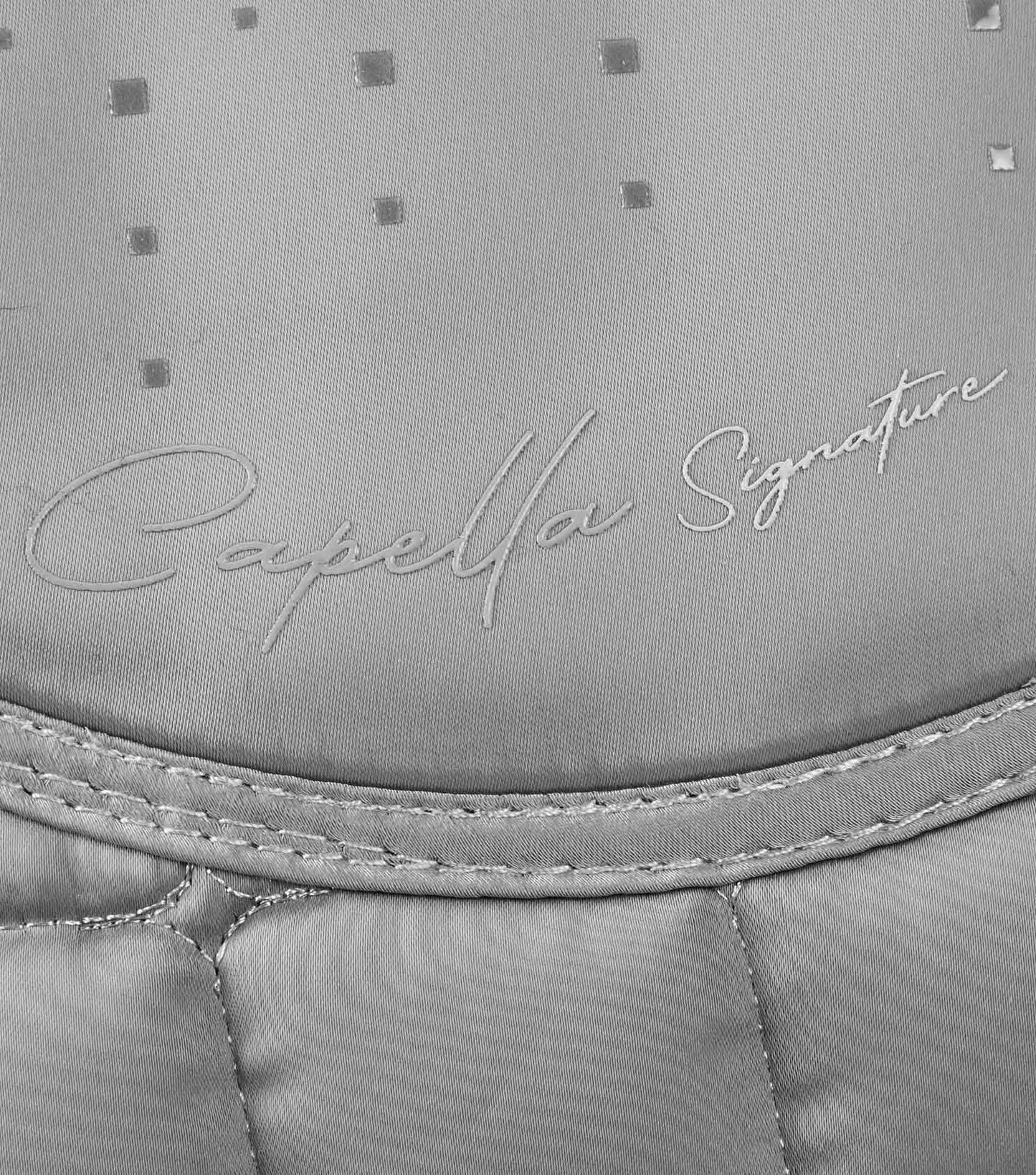 Premier Equine Capella Close Contact Merino Wool GP/Jump Square Grey/Black Wool